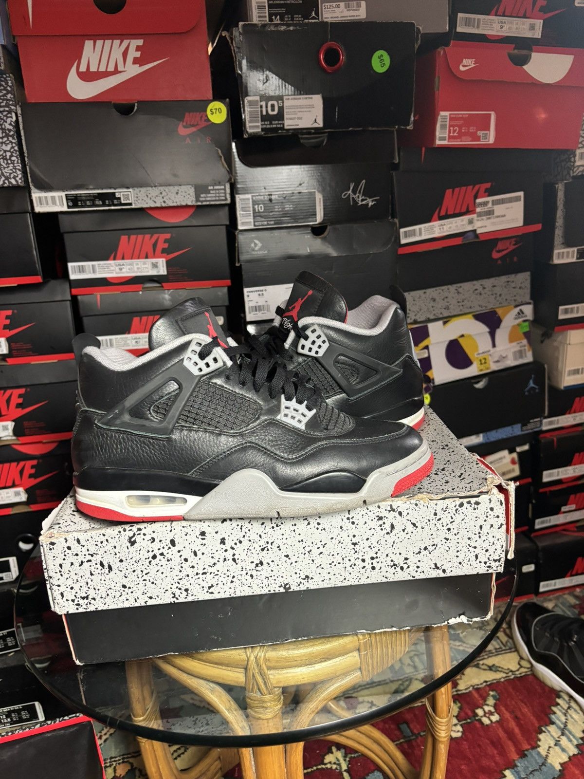 Jordan Brand Jordan 4 bred reimagined size 8.5 Size US 8.5 / EU 41-42 - 1 Thumbnail