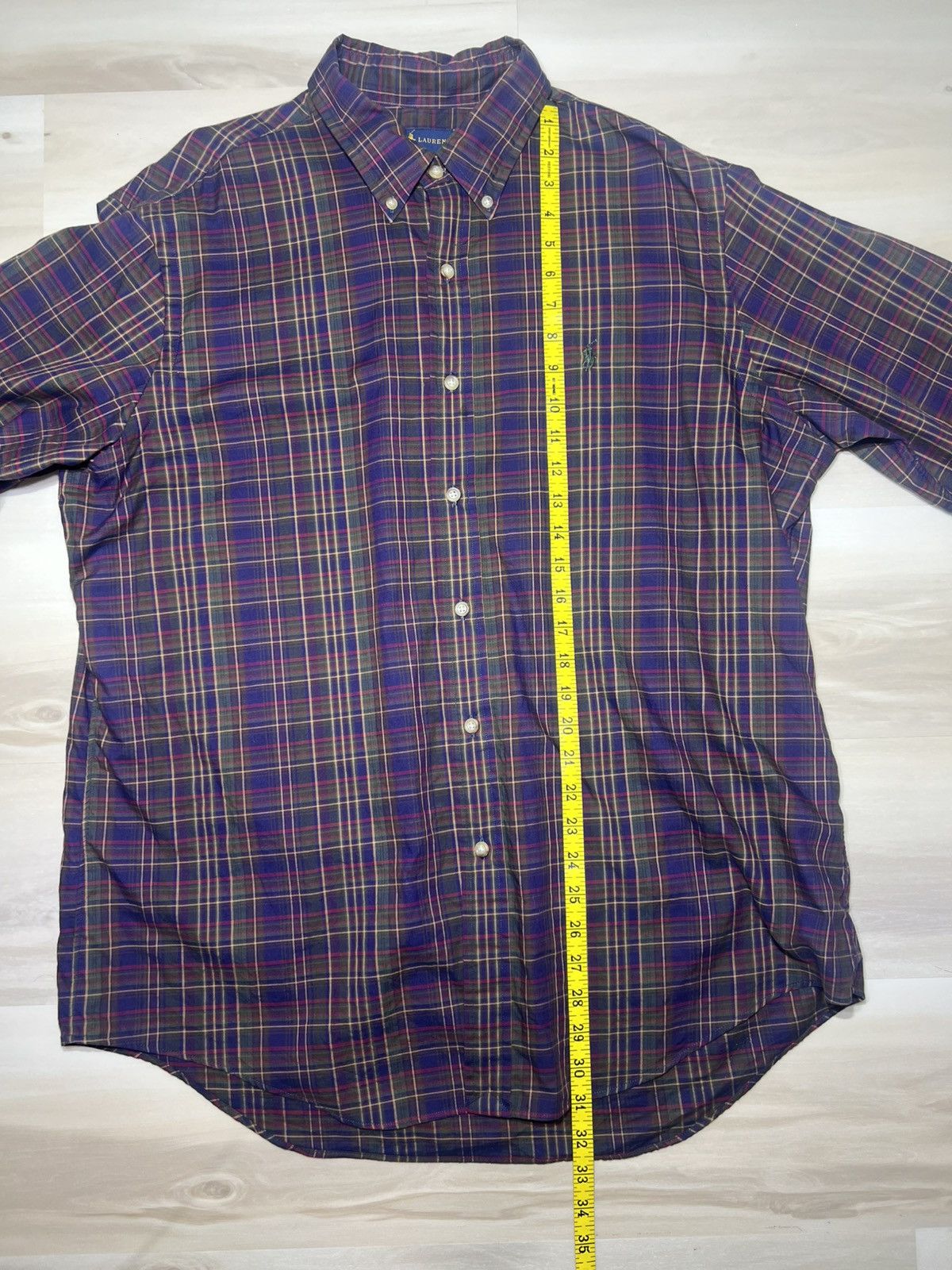Polo Ralph Lauren Polo Ralph Lauren Royal Stewart Tartan Checkered Plaid L/S Size US XL / EU 56 / 4 - 8 Thumbnail