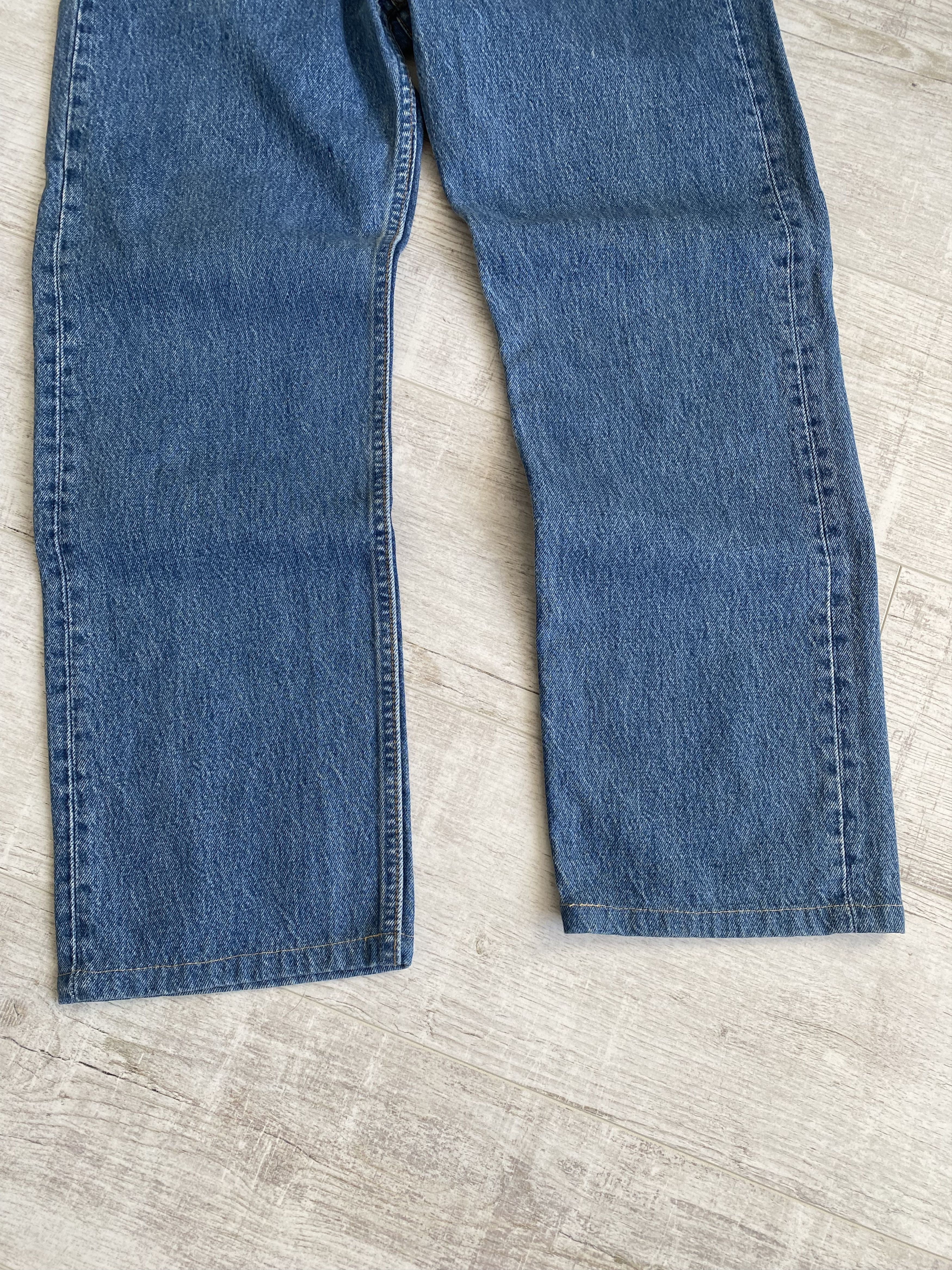Levi's Vintage Levis Cotton Blue Washed Straight Jeans Size US 34 / EU 50 - 6 Thumbnail
