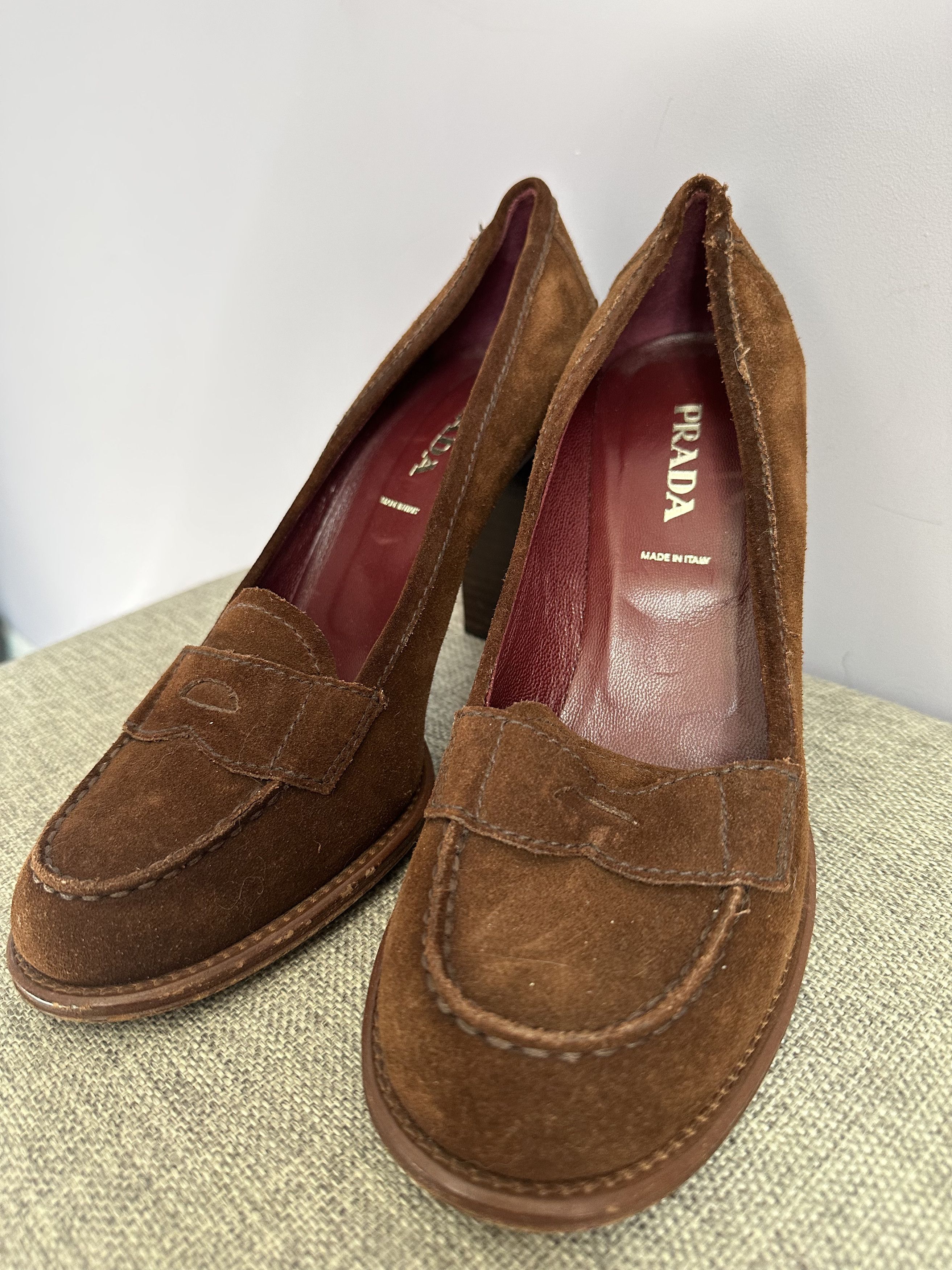 Prada PRADA VINTAGE leather loafers with heal Size US 9 / IT 39 - 2 Thumbnail