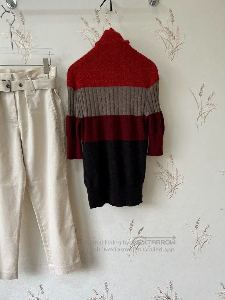 Loro Piana LORO PIANA Color block cashmere knitted sweater Size S / US 4 / IT 40 - 3 Thumbnail