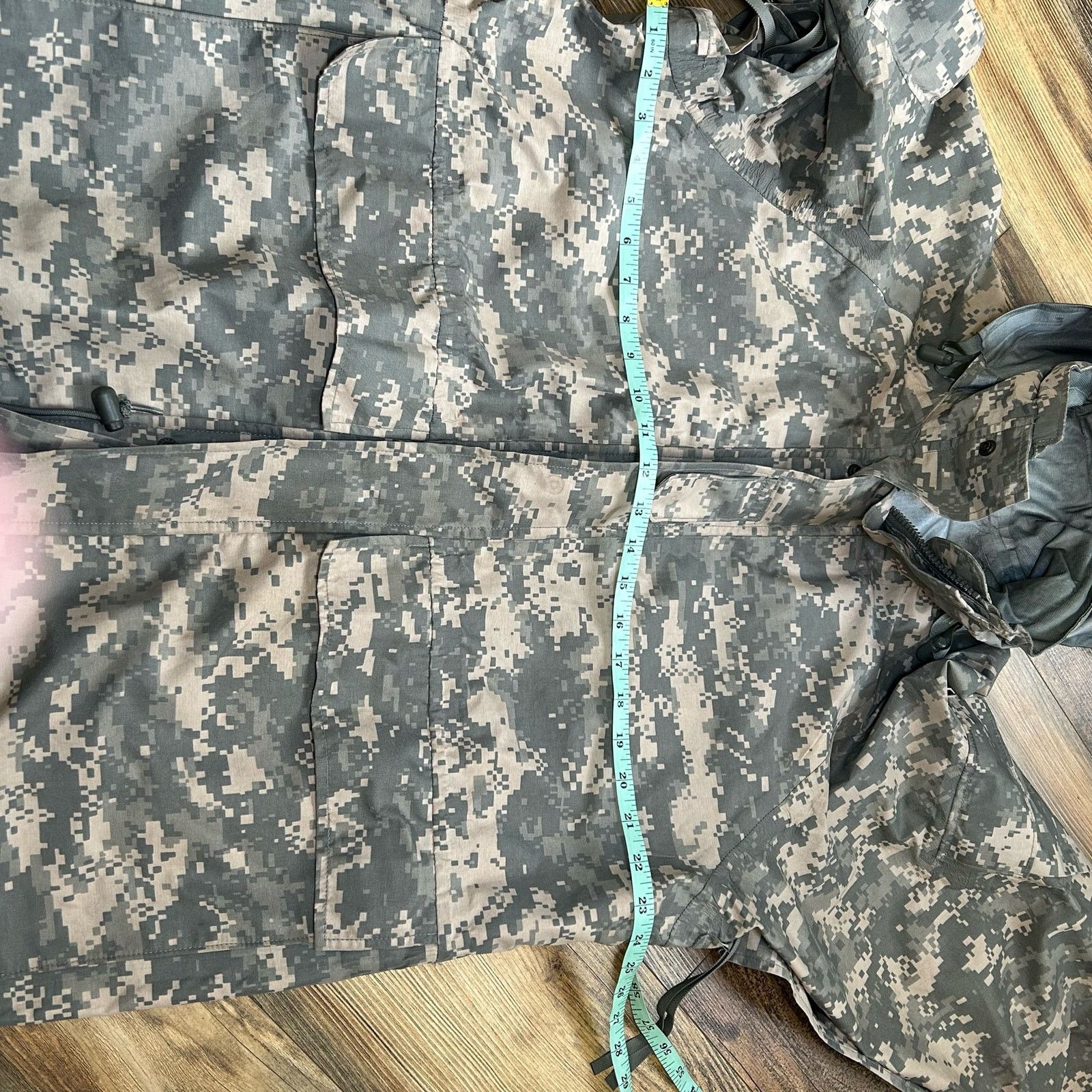 Vintage Camouflage Military Parka Jacket Camo Coat Nylon Hood Medium Size US M / EU 48-50 / 2 - 10 Thumbnail