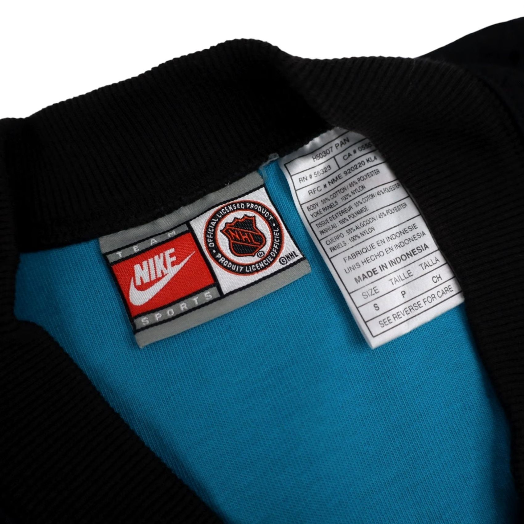 Nike VINTAGE Nike San Jose Sharks Mens Small Hockey Jersey Blue Shirt Mens Small Blue Sharks 90s Mens Size US S / EU 44-46 / 1 - 7 Thumbnail