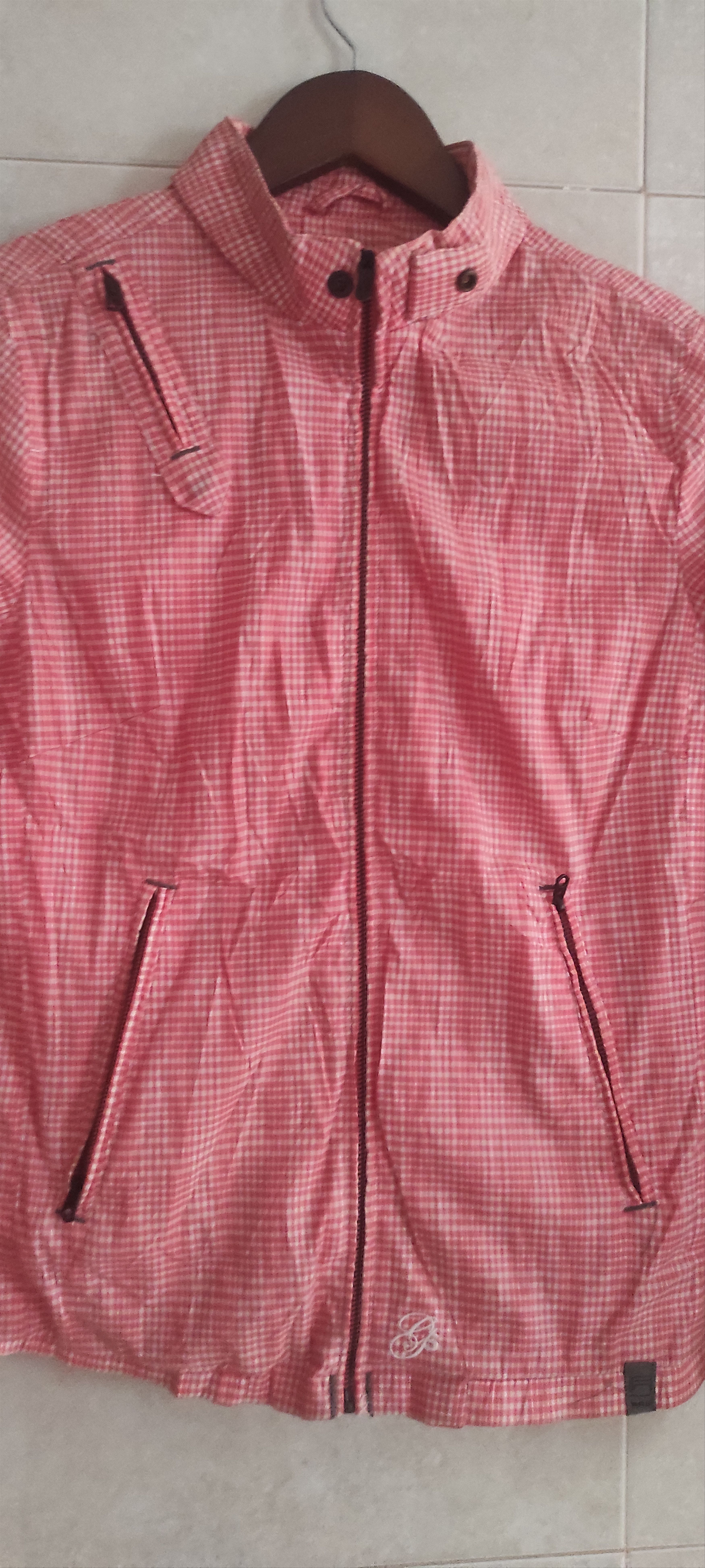 G-Star G-Star RAW Denim Women's Red Check Stripe Summer Jacket Size S / US 4 / IT 40 - 14 Thumbnail