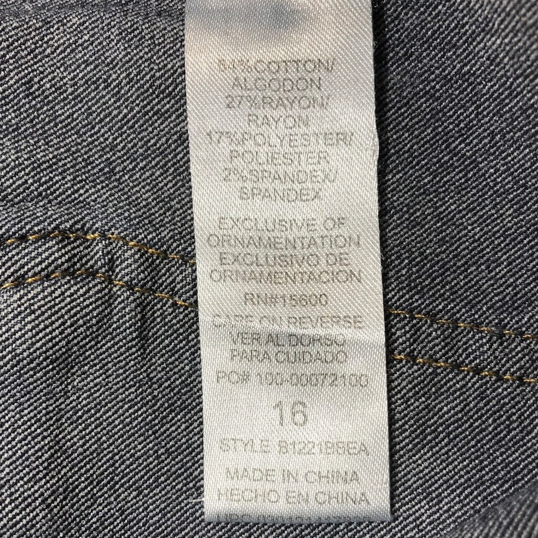 Other Democracy Ab Itty Bitty Blue Tummy Control Bootcut Jeans 16 Size 38" / US 16 / IT 52 - 7 Thumbnail