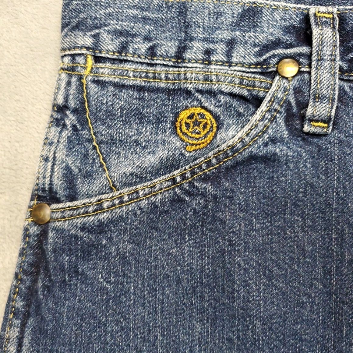 Wrangler Wrangler Jeans Mens 38x30 Blue Denim George Strait Western Cowboy Ranch Pants Size US 38 / EU 54 - 4 Thumbnail