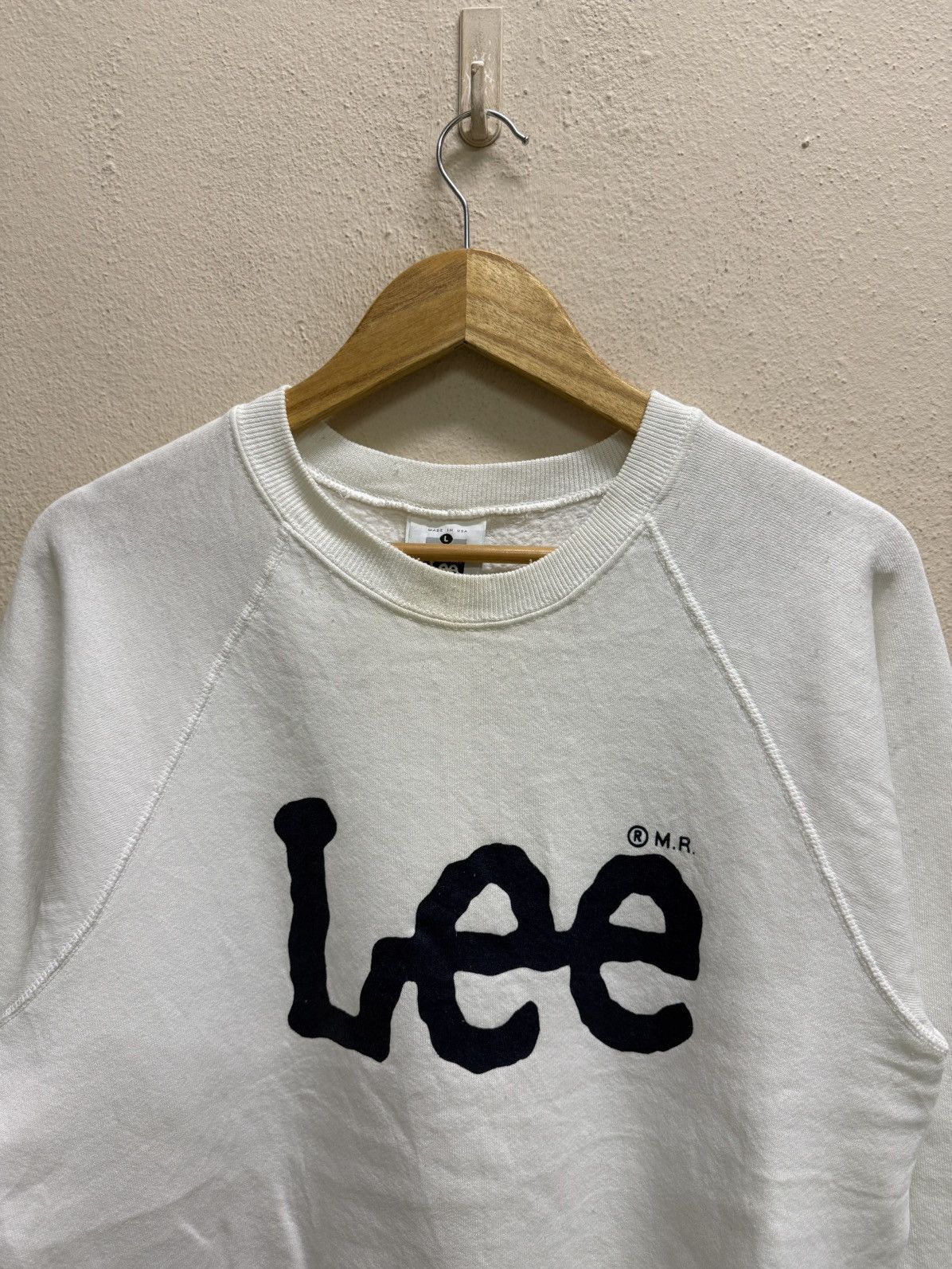 Lee Vintage 90s Lee Made in Usa Biglogo Sweatshirt Size US M / EU 48-50 / 2 - 17 Thumbnail