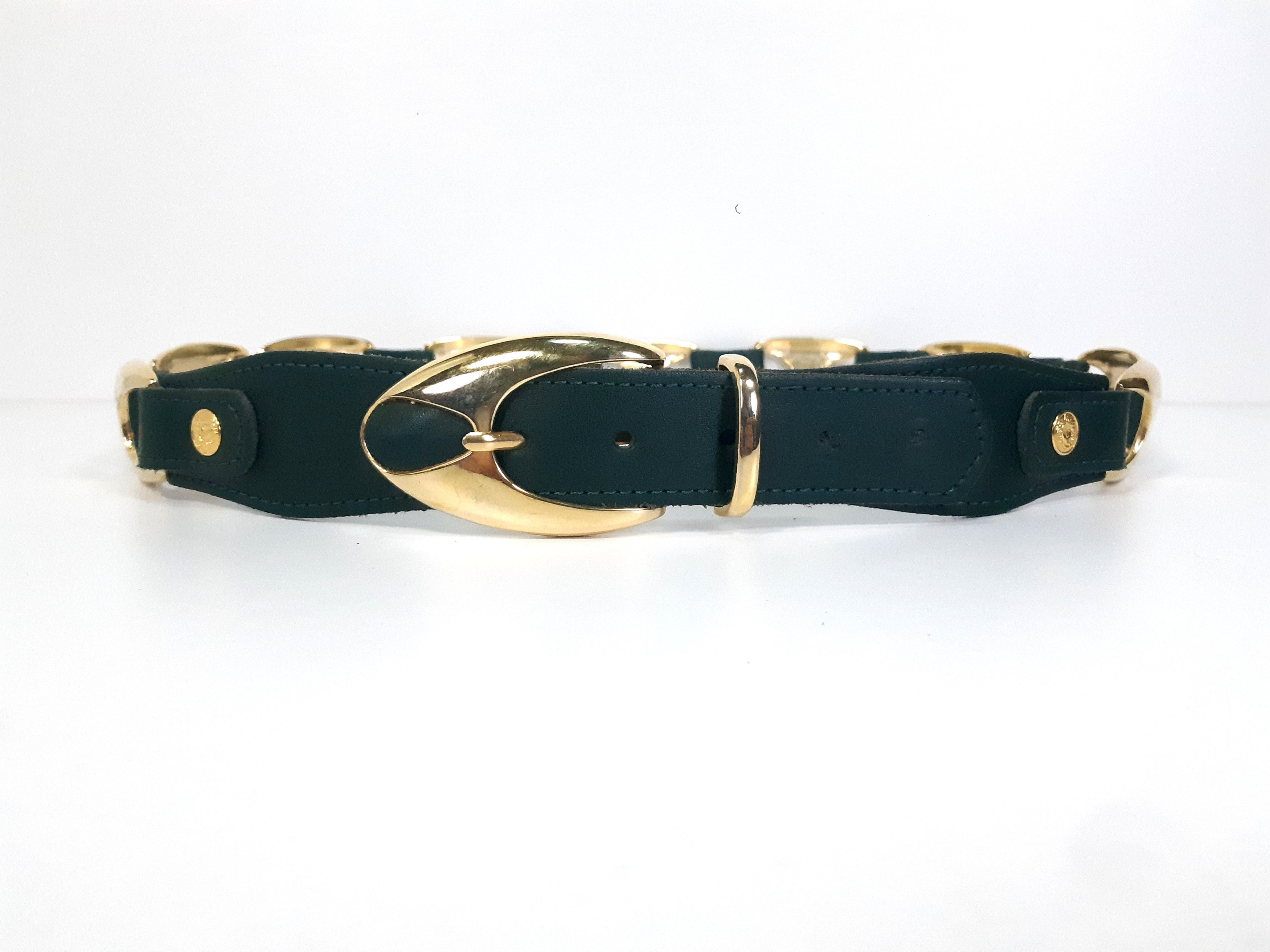 Other Vintage Metal/Coated Split Leather France belt NEW Size ONE SIZE - 3 Thumbnail