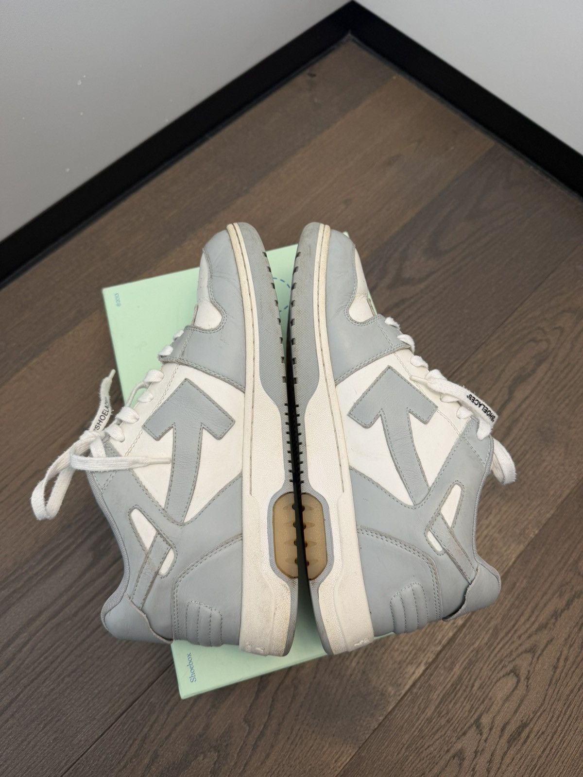 Off-White Off white Out Of Office Gray Size US 11 / EU 44 - 8 Thumbnail