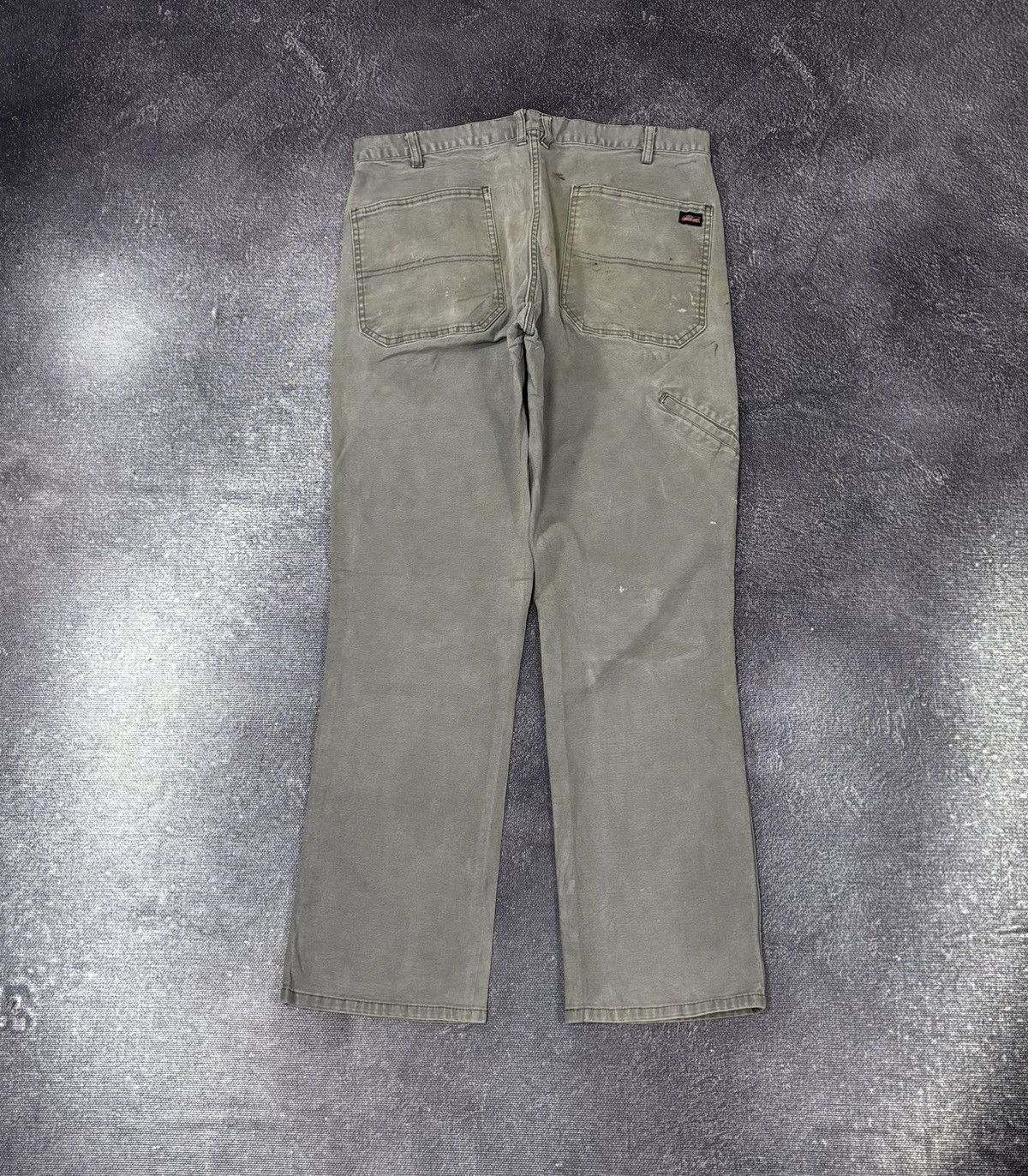 Dickies Vintage Dickies Distressed Denim Gray Hype Baggy Pants Jeans Size US 34 / EU 50 - 1 Thumbnail