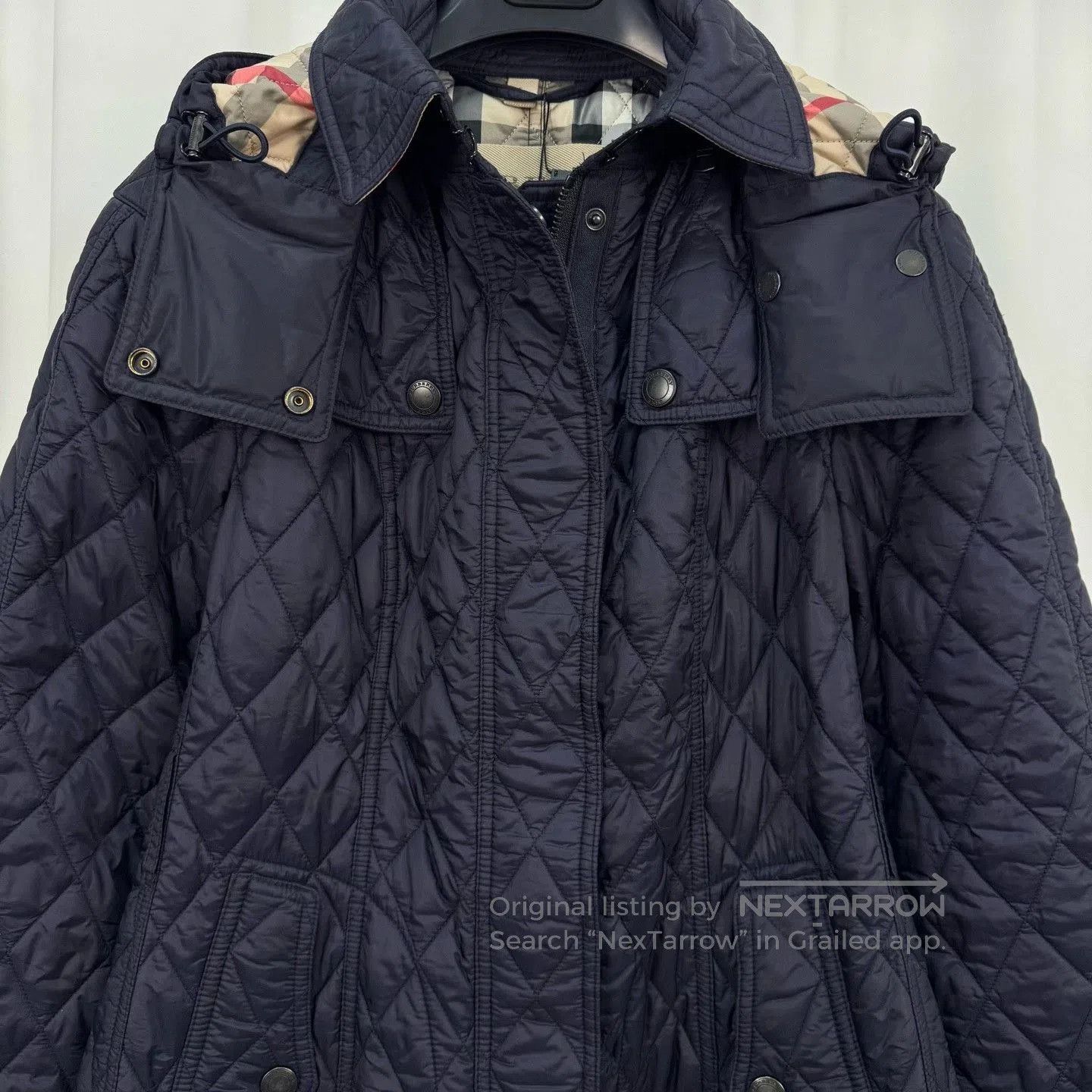 Burberry Burberry Check Quilted Cotton Coat. Size S / US 4 / IT 40 - 3 Thumbnail