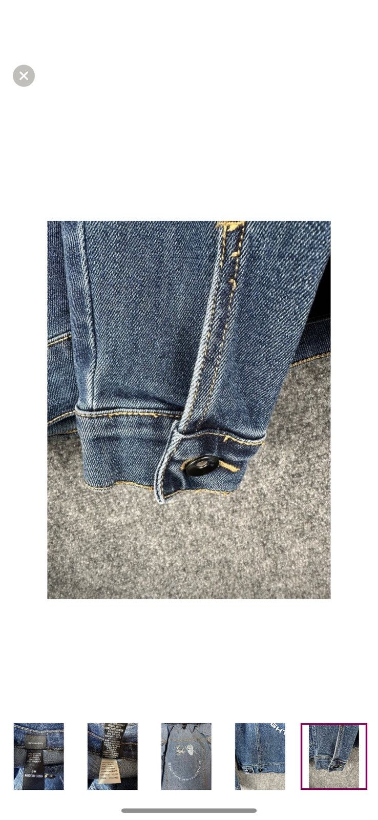 Disney Disney Pixar WALL-E Womens Recycled Embroidered Denim Jacket Size S / US 4 / IT 40 - 9 Thumbnail