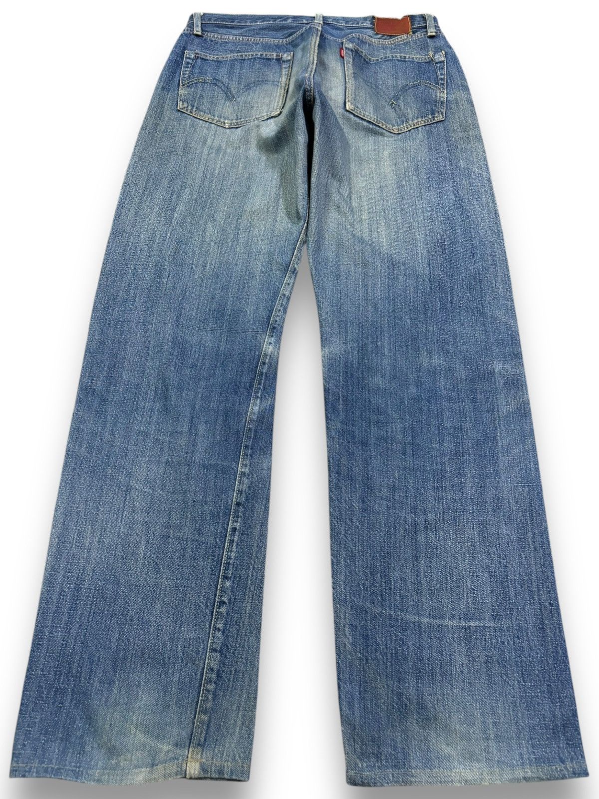 BARNS OUTFITTERS Vintage 90s Barns Japan Selvedge Mud Wash Loose Fit Jeans Size US 32 / EU 48 - 3 Thumbnail