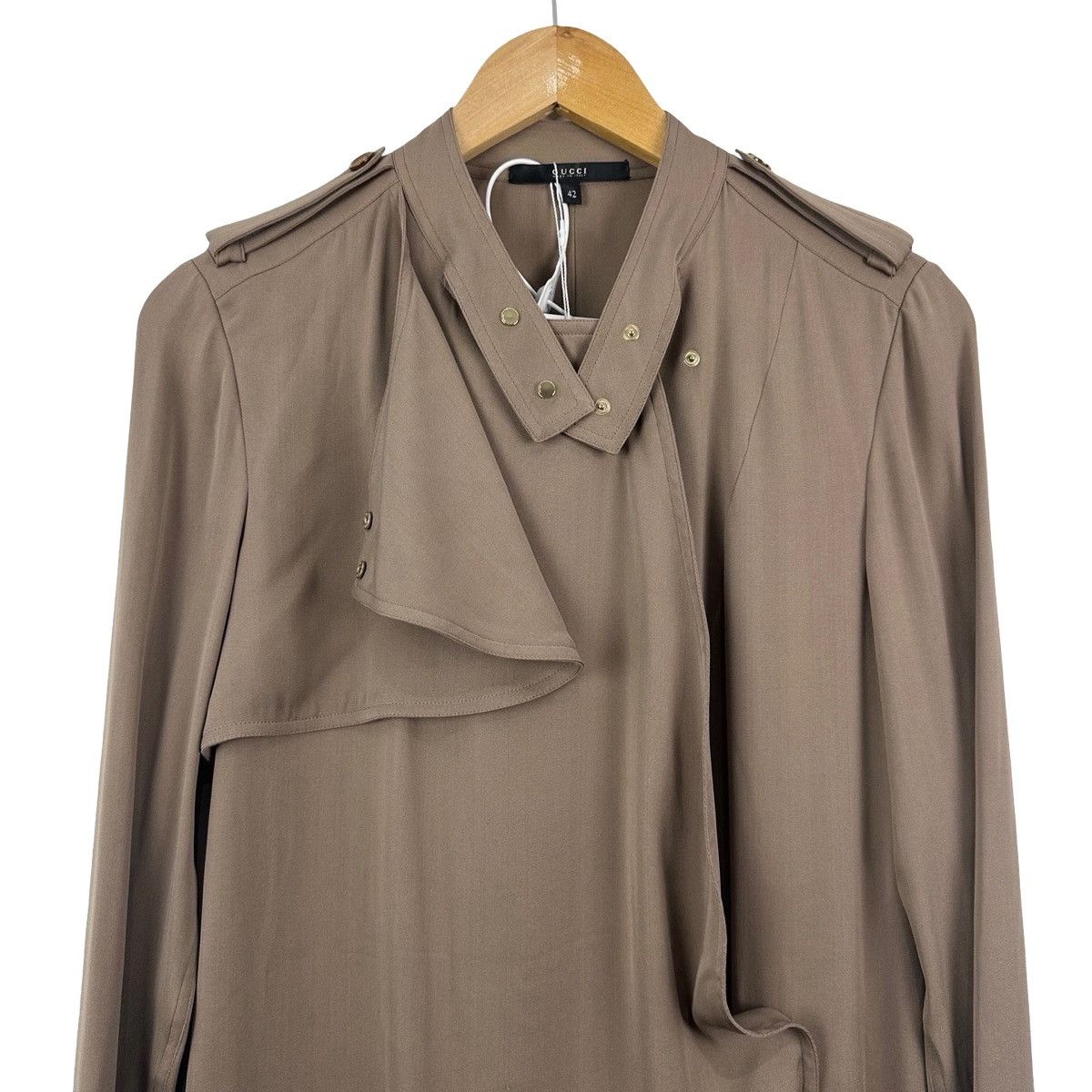 Gucci Gucci silk mid-length dress Size M / US 6-8 / IT 42-44 - 4 Thumbnail