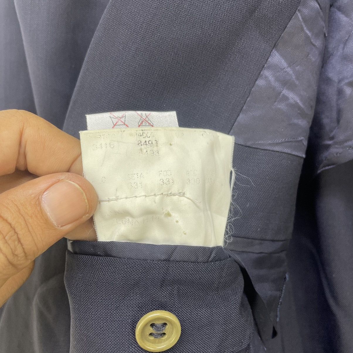 Canali 💥Italian Designer Canali Double Breast Jacket Size US M / EU 48-50 / 2 - 4 Thumbnail