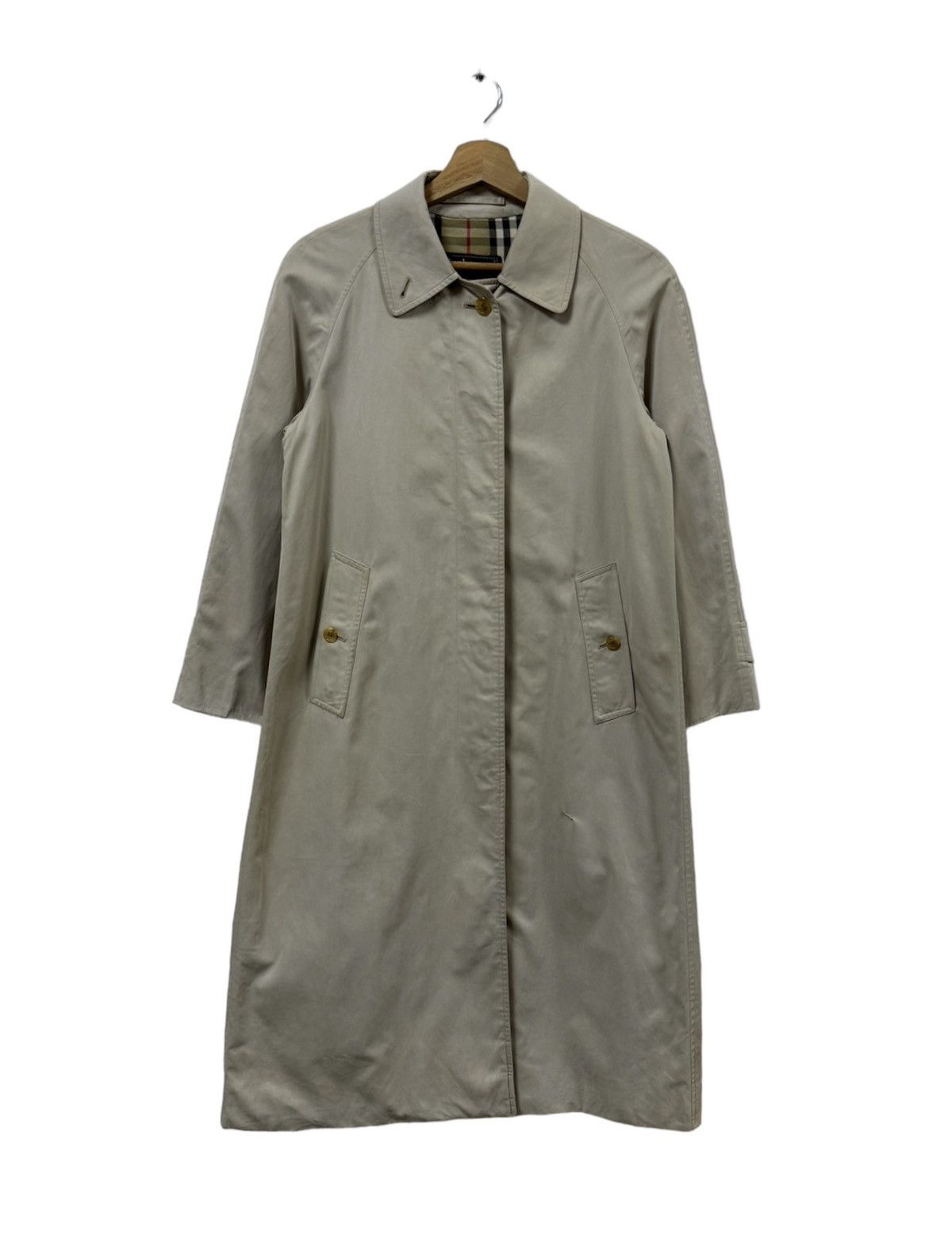 Vtg🔥Burberrys Prorsum Trench coat Novacheck Made in England
