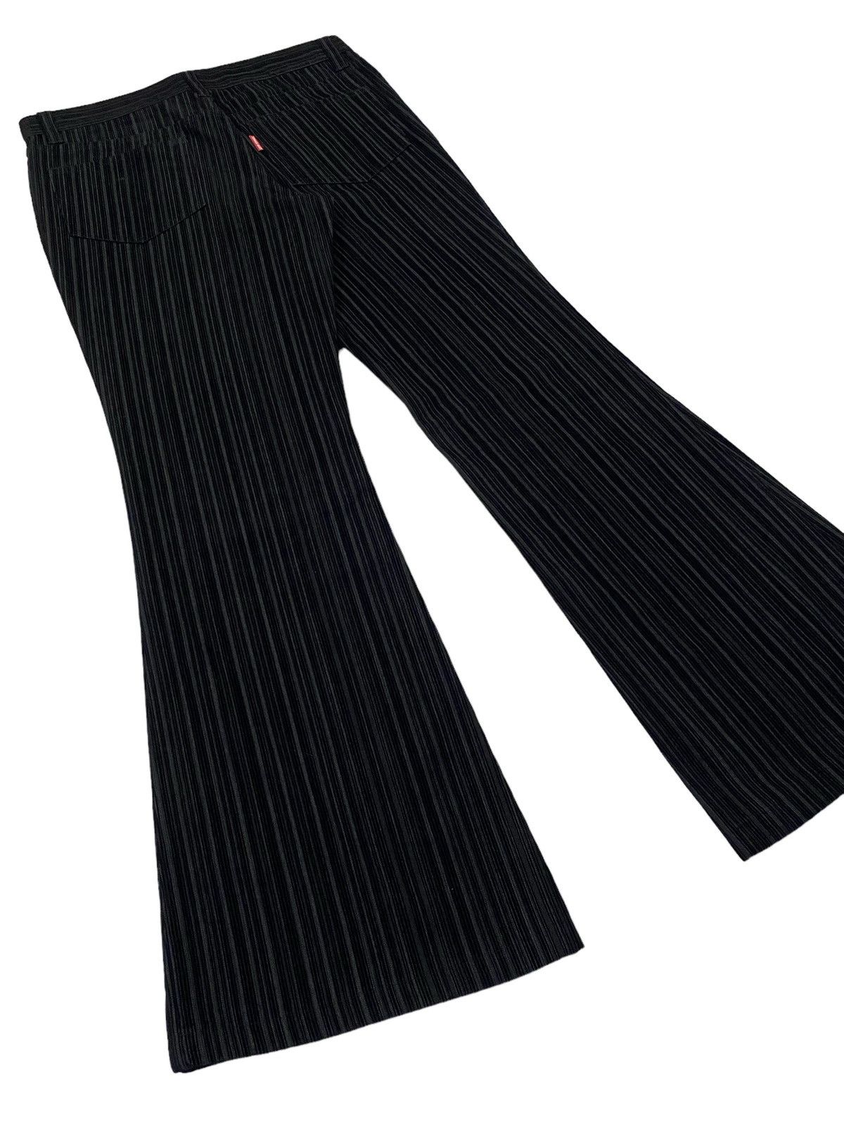 Tornado Mart Tornado Mart Flared Striped Corduroy Cotton Pants Size US 29 - 21 Thumbnail