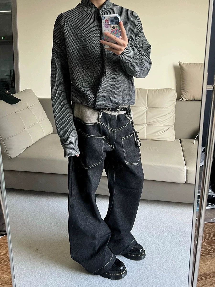 Japanese Brand × Vintage Retro punk pants Size US 35 - 1 Thumbnail