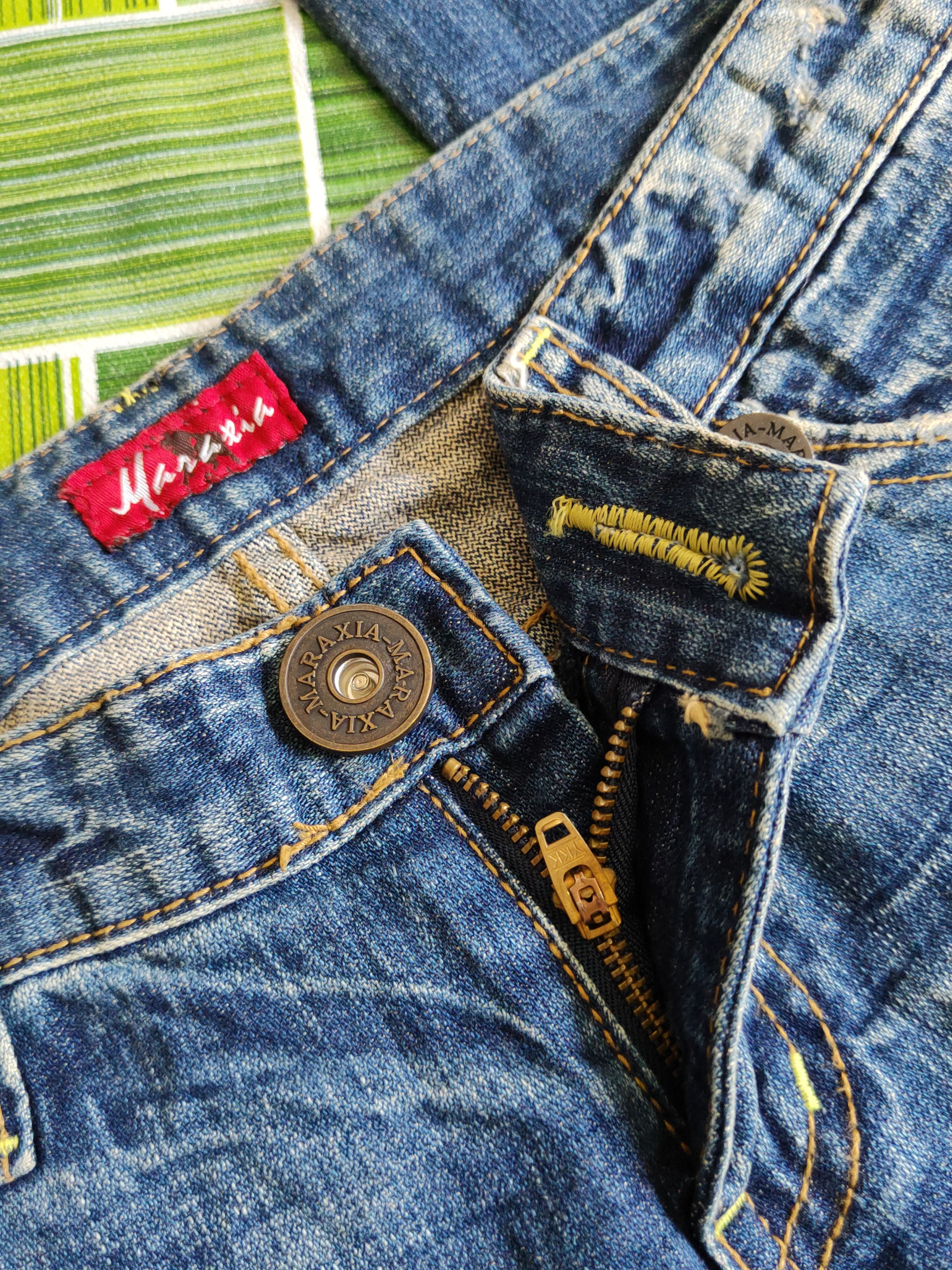 Japanese Brand DL Maraxia Blue bootcut Distressed ripped faded Denim #S1535 Size 27" / US 4 / IT 40 - 14 Thumbnail
