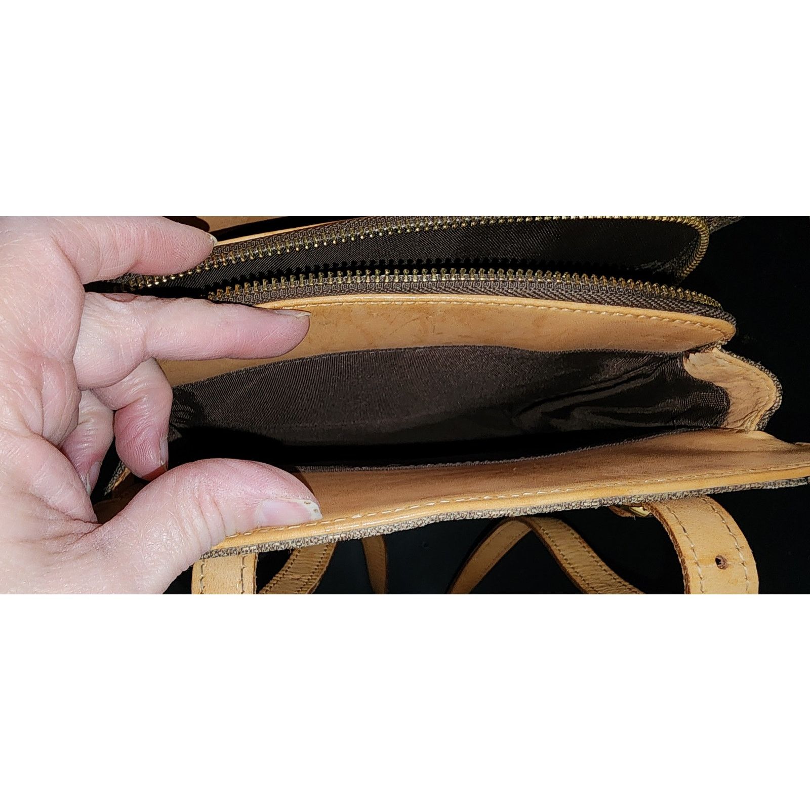 Porter EL PORTAL Shoulder Bag Medium Purse Leather Trim and Strap Size ONE SIZE - 4 Thumbnail