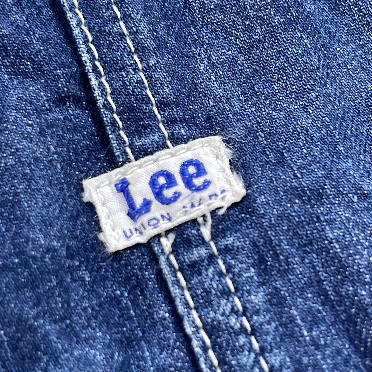Lee × Vintage Rare! Vintage Lee Union Made Denim Patina Overall Skirt Size M / US 6-8 / IT 42-44 - 8 Thumbnail