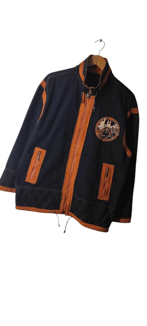 Japanese Brand ANGELO GARBASUS EMBROIDED JACKET Size US L / EU 52-54 / 3 - 9 Thumbnail