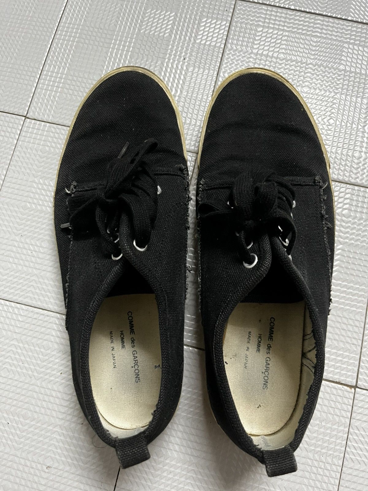 Comme des Garcons Comme des Garcons Homme Black Shoes Size US 7 / EU 40 - 2 Thumbnail