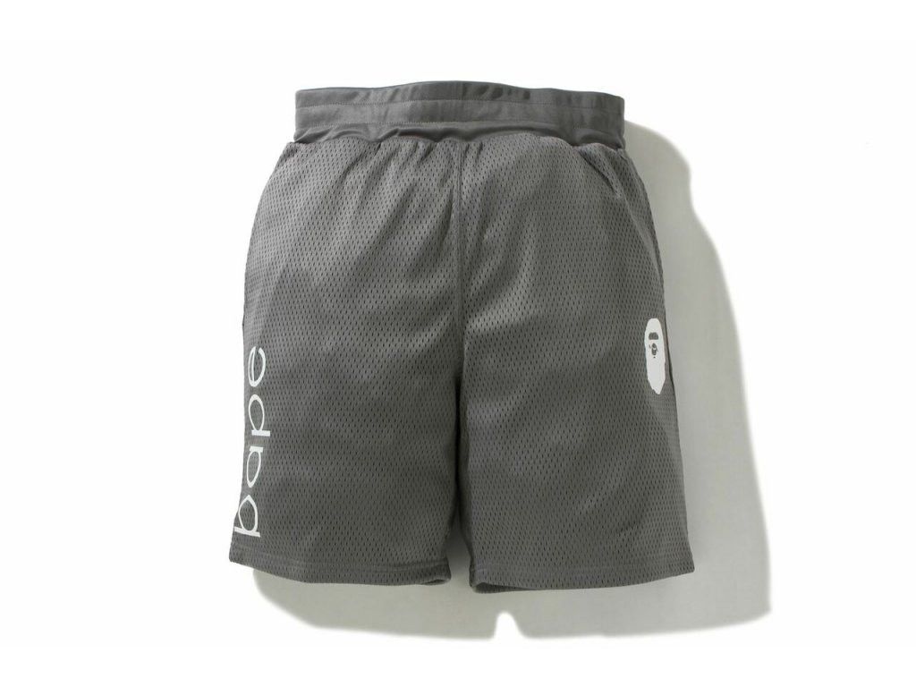 image of Bape Training Club Shorts in Grey, Men's (Size 38)