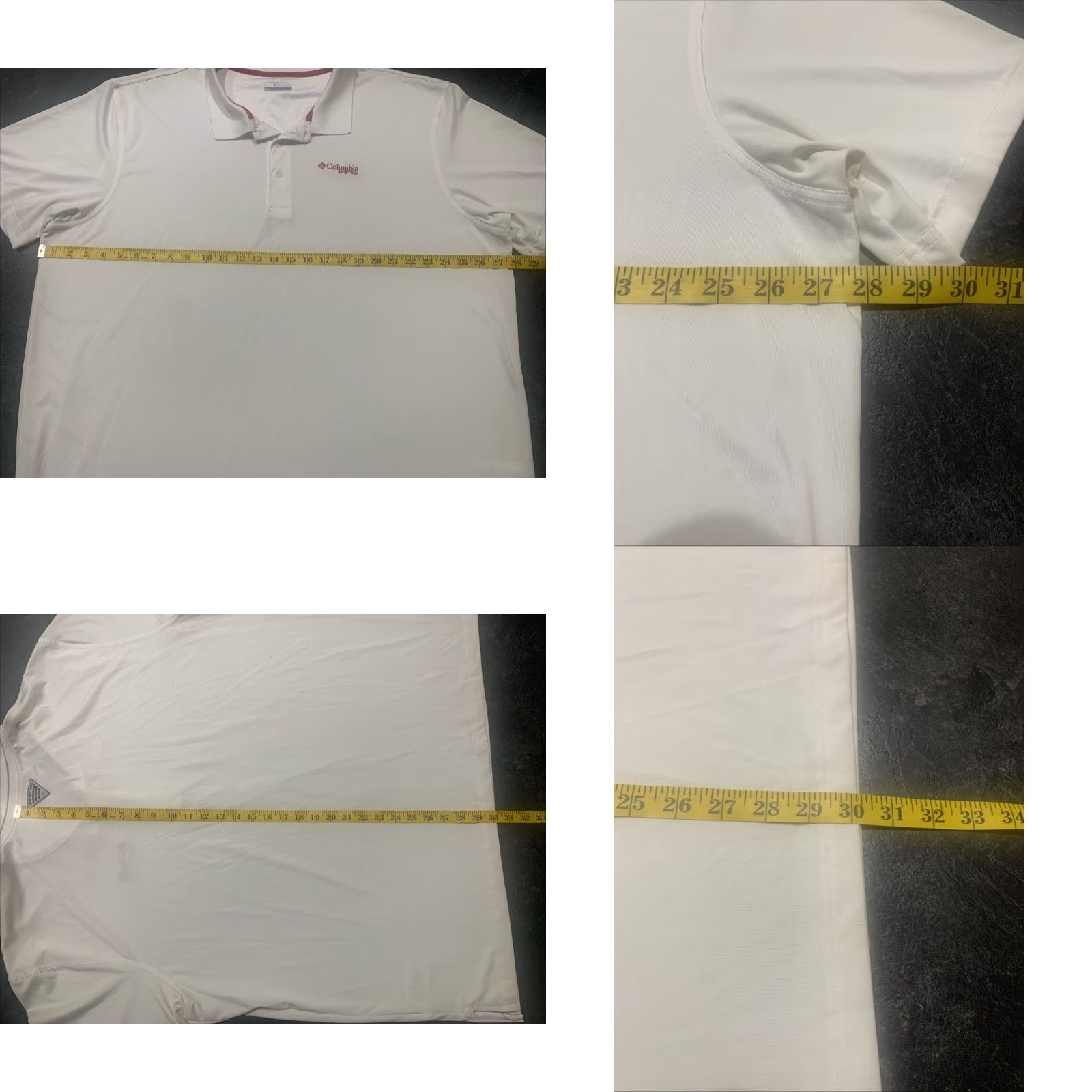 Vintage Columbia PFG Polo Shirt Mens 2XL White Red 100% Polyester Short Sleeve Collared Size US XXL / EU 58 / 5 - 8 Thumbnail