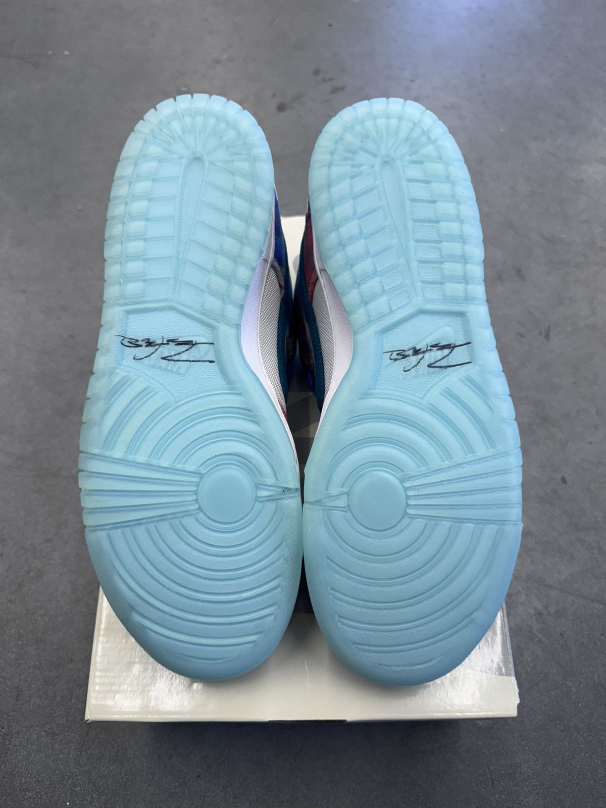 Futura × Nike 2024 Nike SB Dunk Low Futura Laboratories Bleaced Aqua Size US 10 / EU 43 - 9 Thumbnail
