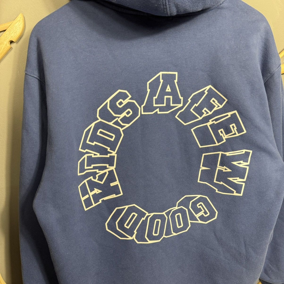 AFEW A Few Good Kids Hoodie Blue Graphic Print Size US M / EU 48-50 / 2 - 7 Thumbnail