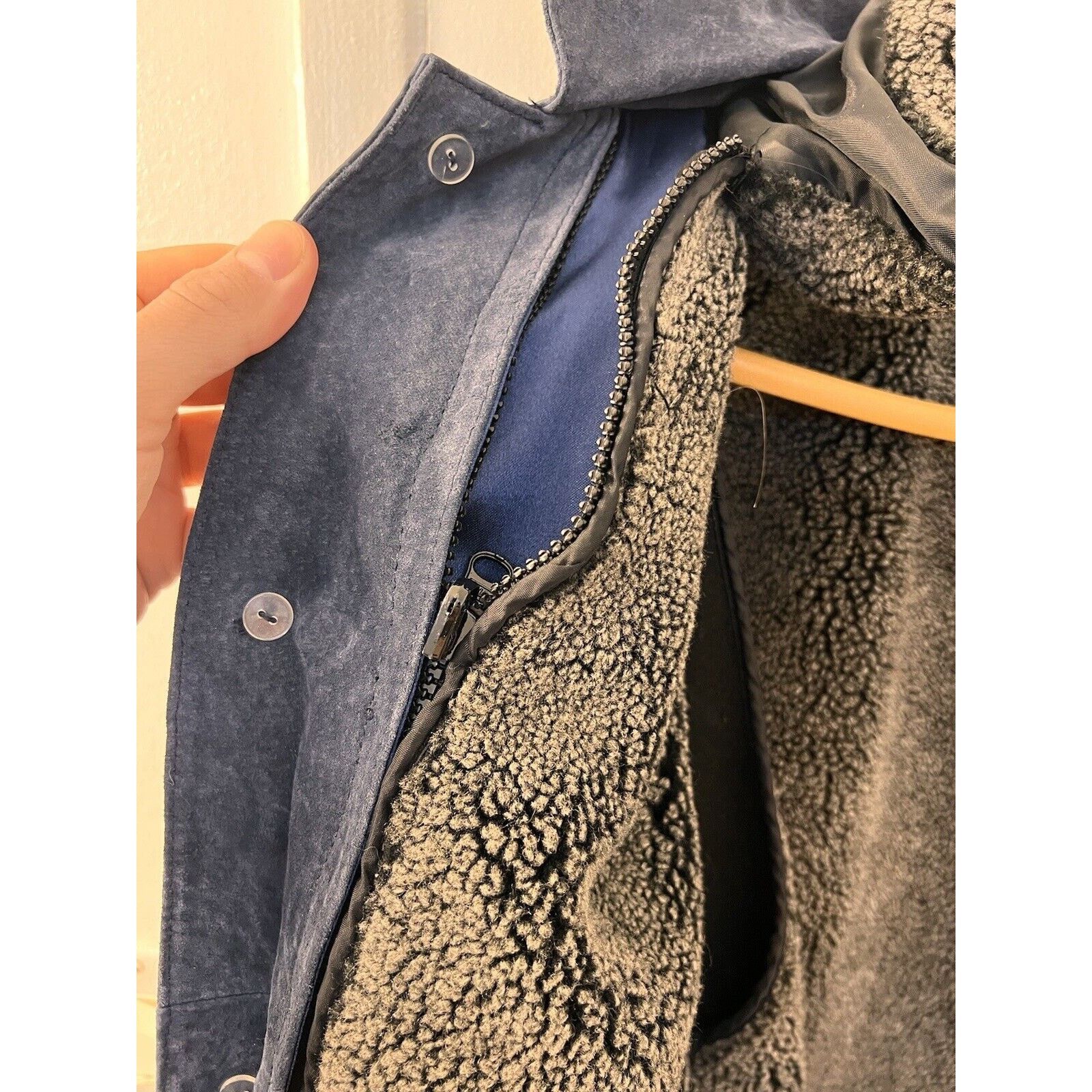 Other HBO Max Series Blue Suede Fleece Lined Coat Mens Size 2XL Size US XXL / EU 58 / 5 - 4 Thumbnail