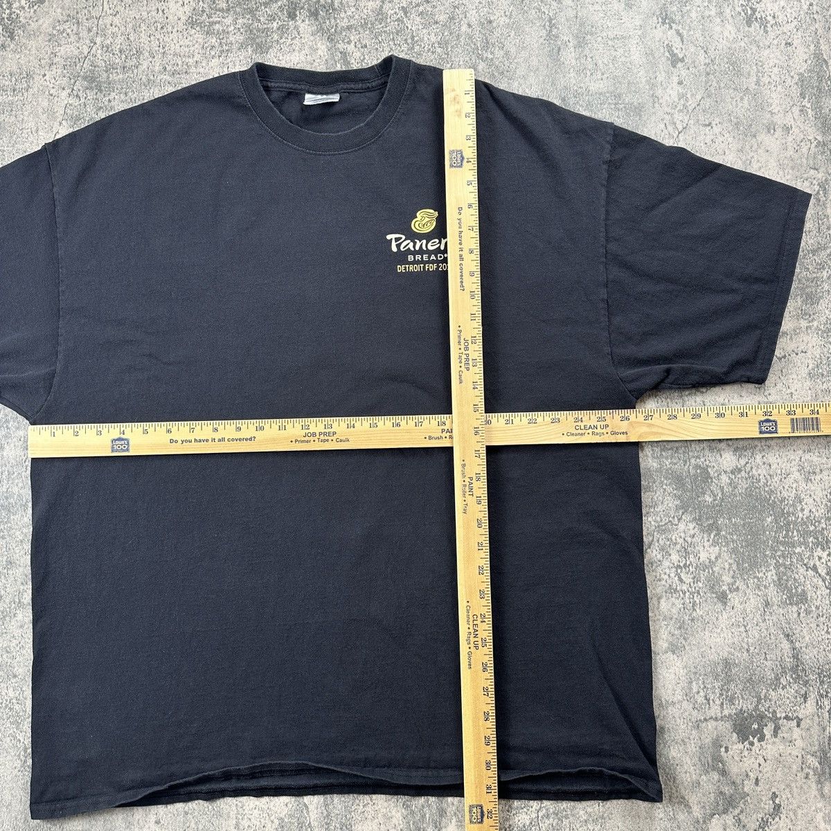 Vintage Panera Bread Detroit Black T Shirt Size US XL / EU 56 / 4 - 4 Thumbnail