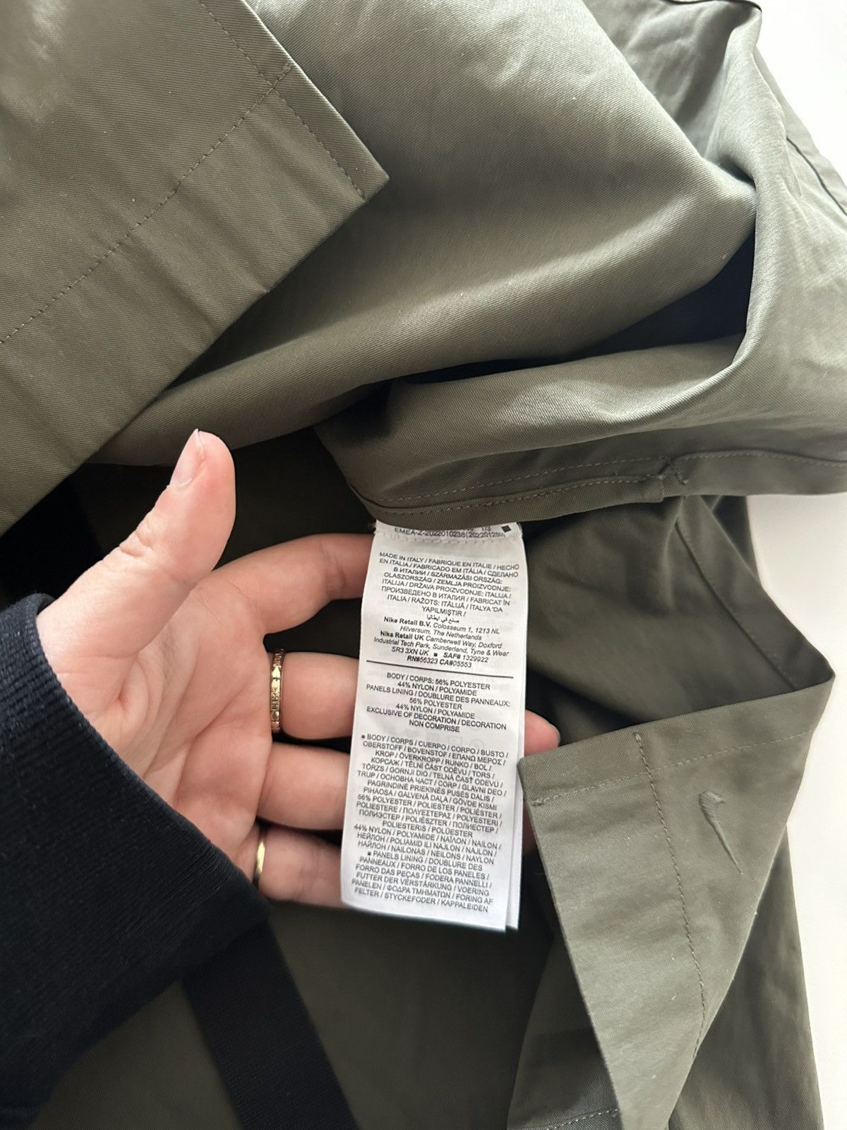 Nike NEW Nike ESC Khaki Every Stitch Considered Button Up Woven Size US XL / EU 56 / 4 - 5 Thumbnail
