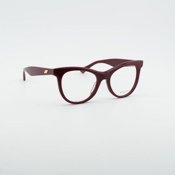 Bottega Veneta Bottega Veneta BV1064O 004 Eyeglasses Burgundy 52mm Cat Eye Size ONE SIZE - 1 Thumbnail