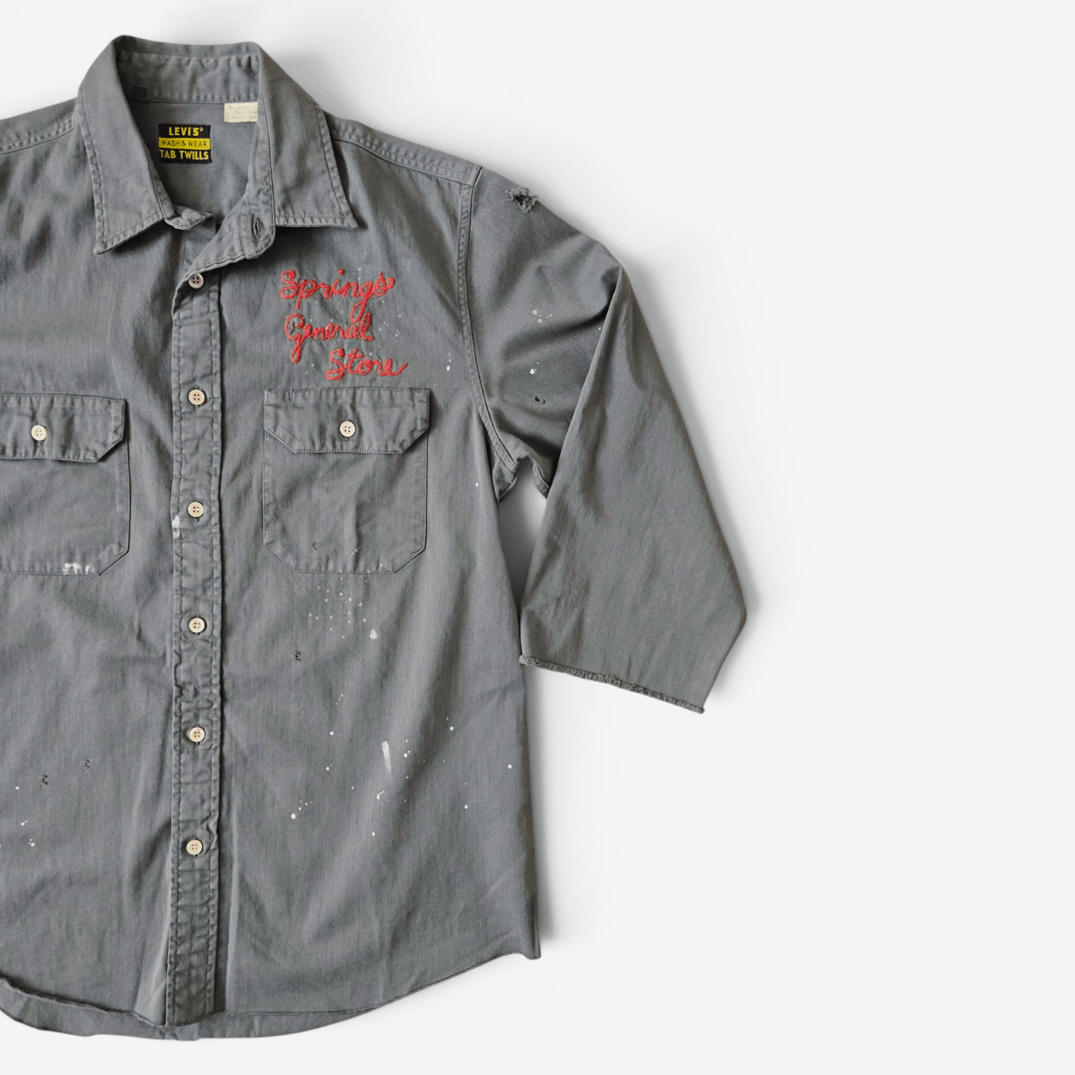 Levi's Vintage Clothing LVC Levi's Vintage Clothing 1950s Tab Twills Shirt M FW16 Size US M / EU 48-50 / 2 - 3 Thumbnail