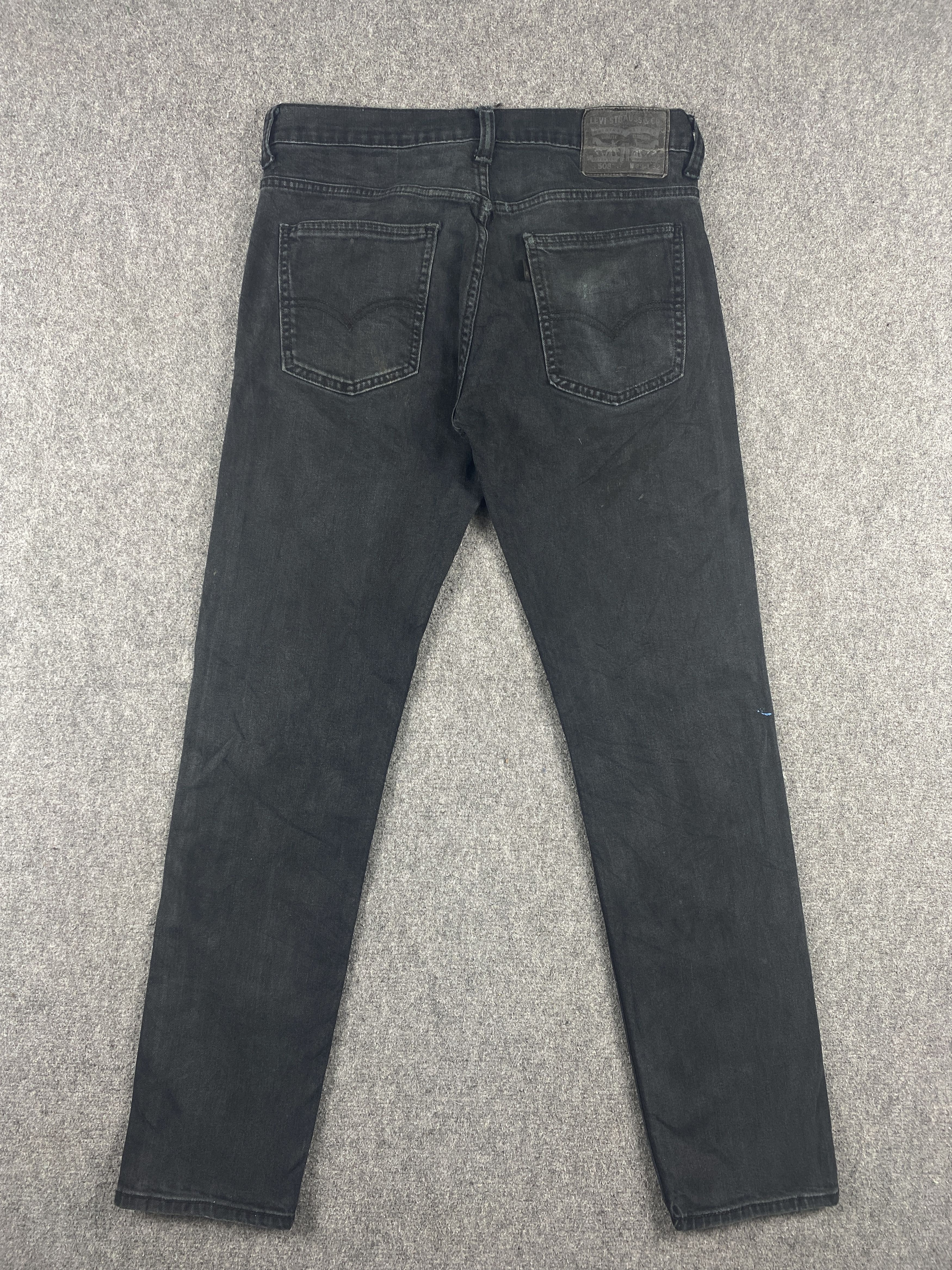 Levi's Vintage Levis 508 Faded Black Tab Jeans Size US 31 - 3 Thumbnail