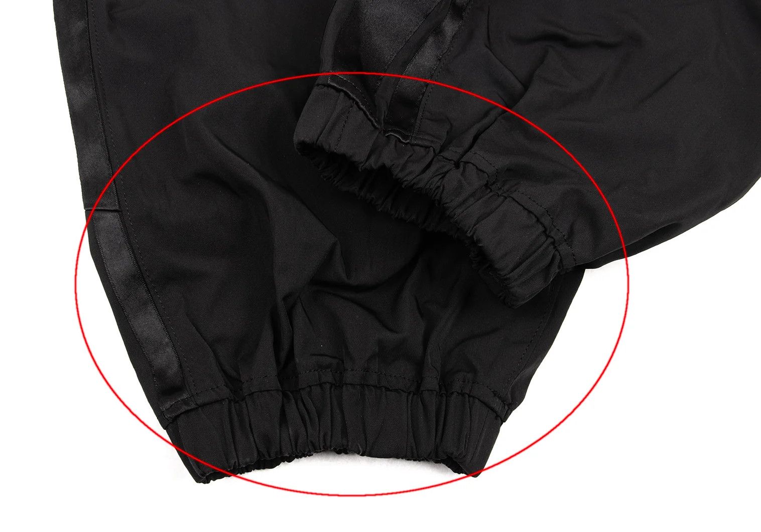 Junya Watanabe Side-Line Contrast Poly Pants in Black, Size M Size US 34 / EU 50 - 8 Thumbnail