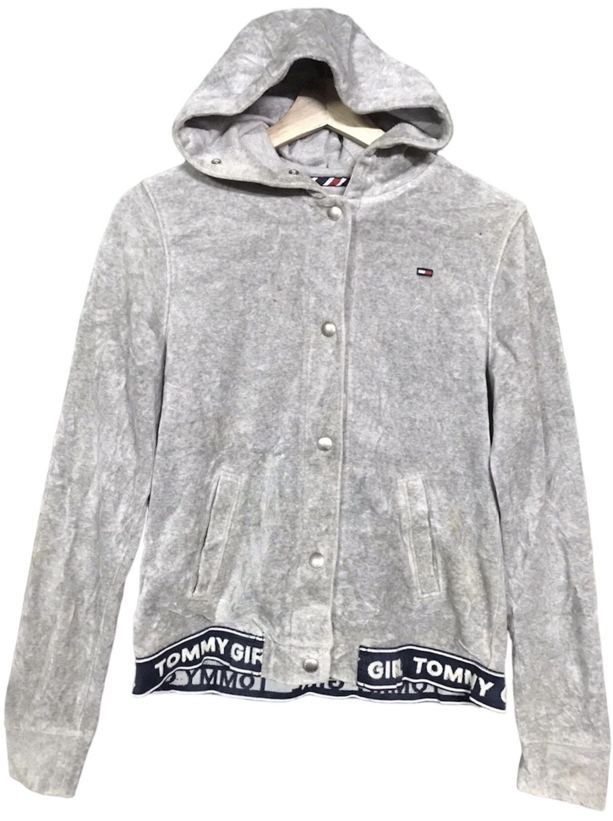 The Unbranded Brand Tommy Girl Hoodie Snap Button Size XS / US 0-2 / IT 36-38 - 1 Thumbnail