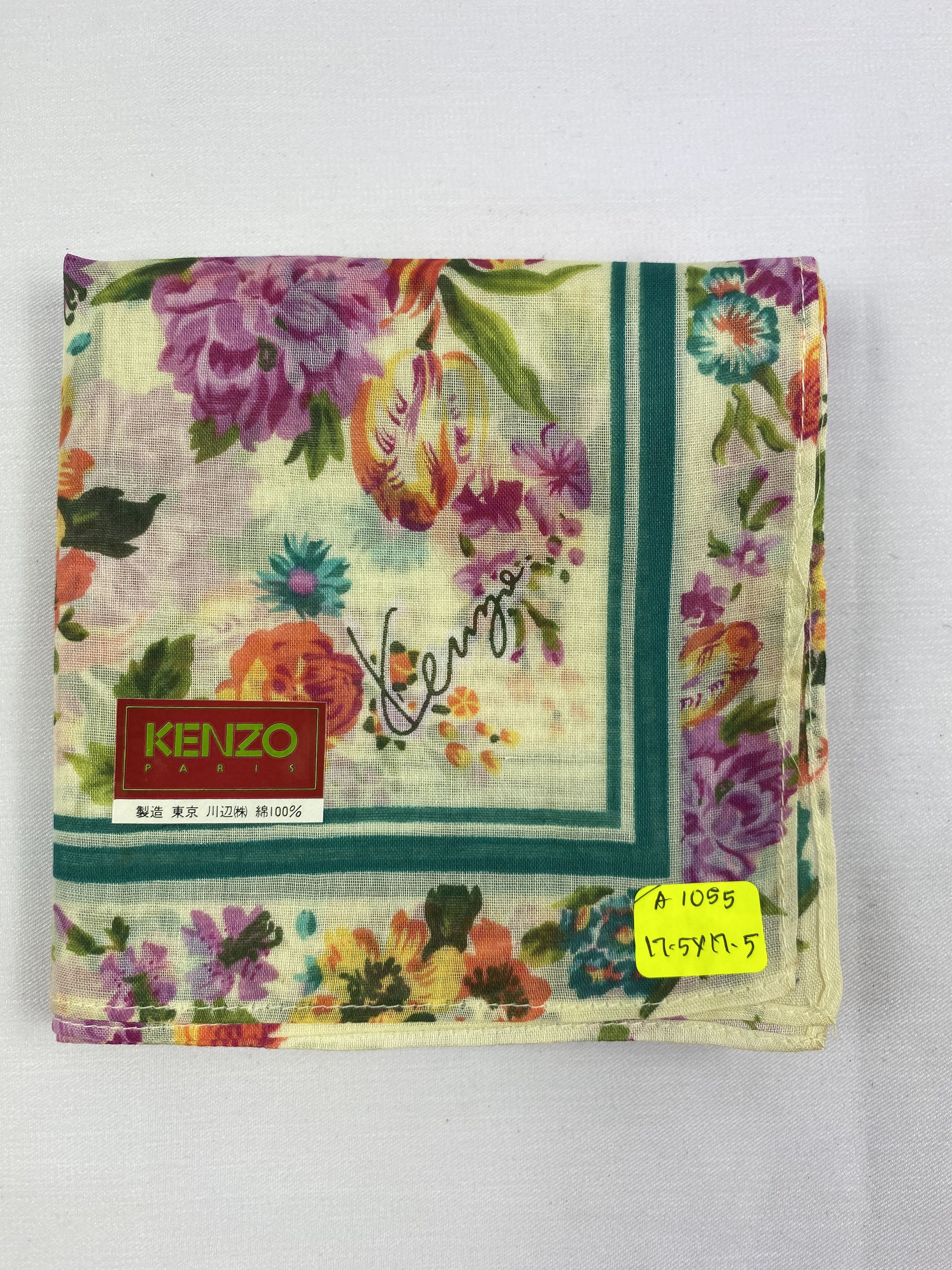 Kenzo × Vintage Kenzo Handkerchief / Bandana / Neckerchief Size ONE SIZE - 6 Thumbnail