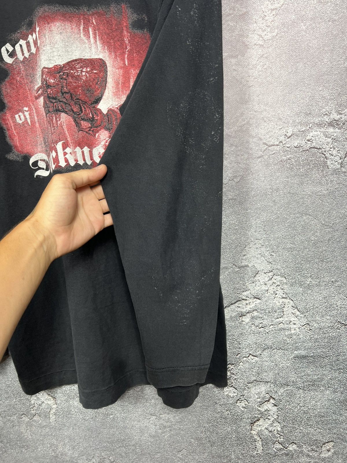 Band Tees Vintage 1995 Grave Digger Long Sleeve Heart of Darkness Size US L / EU 52-54 / 3 - 15 Thumbnail