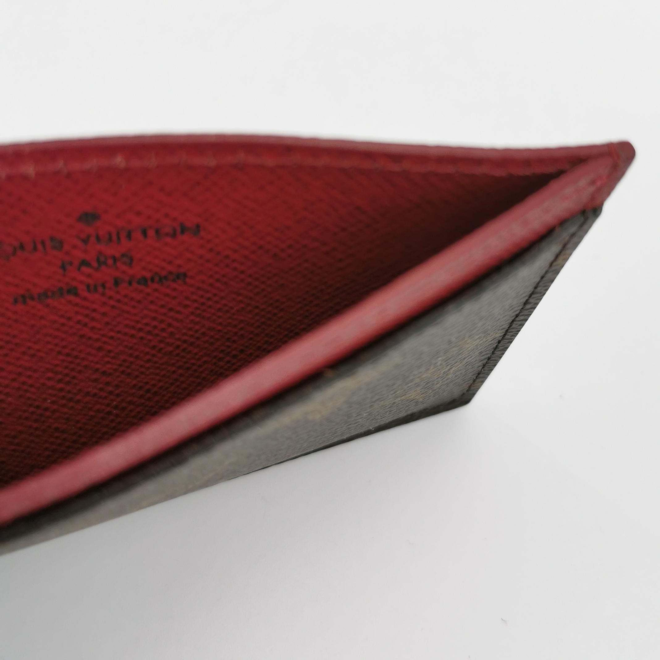 Louis Vuitton Louis Vuitton (LV) Cowhide Colorblock Monogram Print Card H Size ONE SIZE - 2 Thumbnail