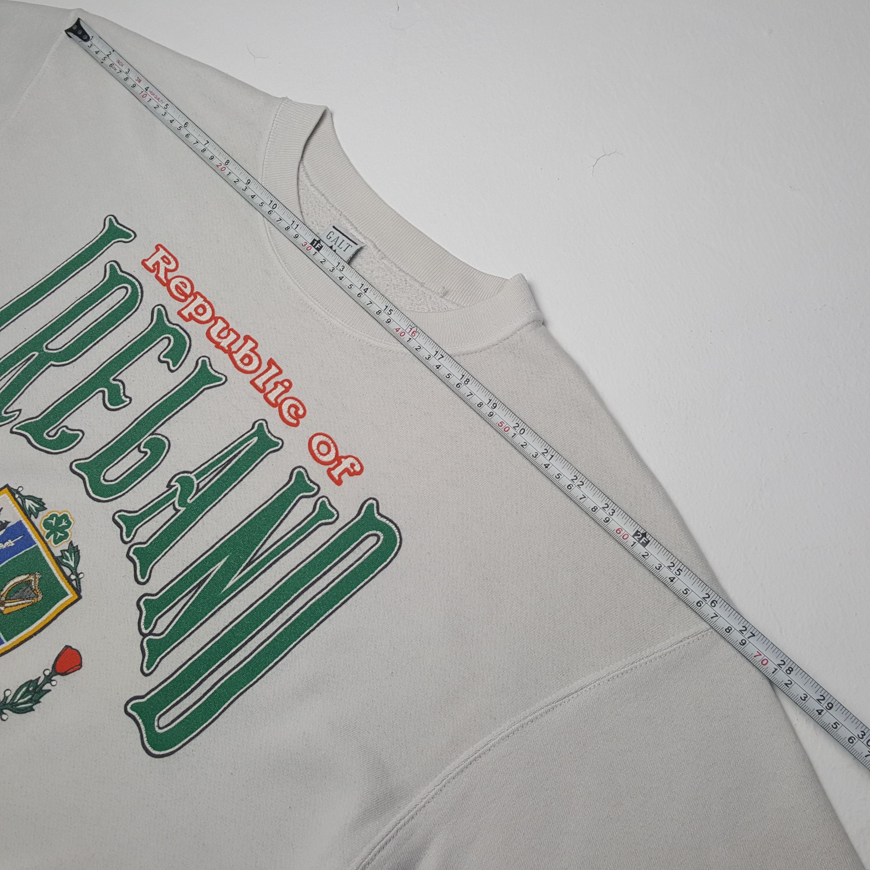 Magee × Vintage Vintage 90's REPUBLIC OF IRELAND Iconic Style Sweatshirts Size US XL / EU 56 / 4 - 4 Thumbnail