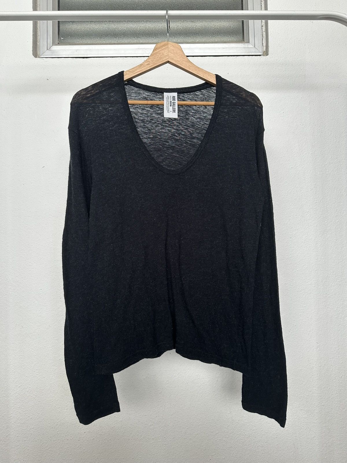 RUDE GALLERY 00’s Rude Gallery wool blend mesh long sleeve Size US M / EU 48-50 / 2 - 6 Thumbnail