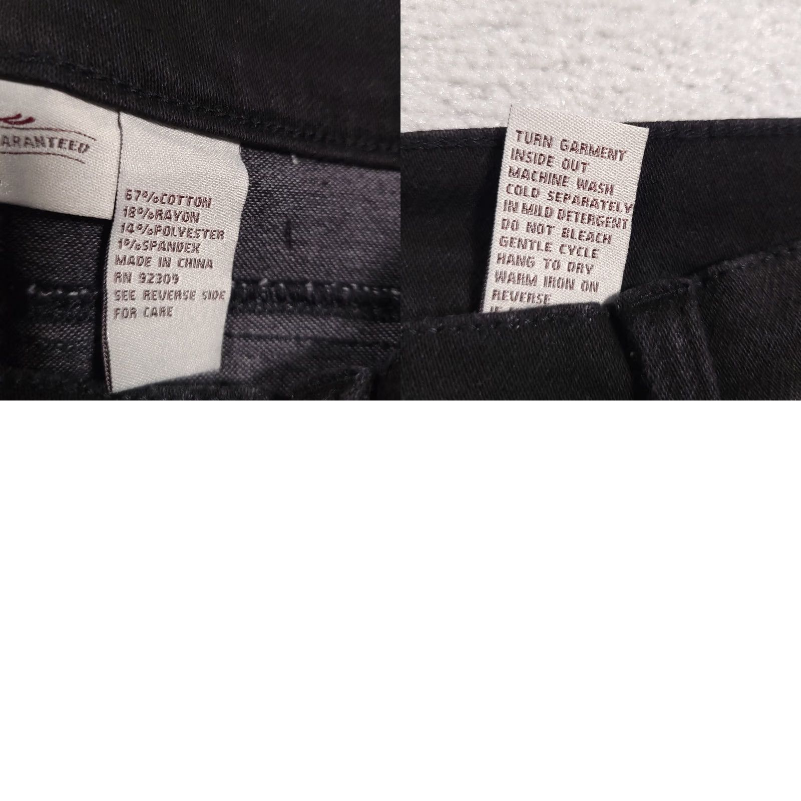 Vintage DG2 by Diane Gilman Jeans Women's 6P Black Western Vintage Skinny Distressed Jeans Size 28" / US 6 / IT 42 - 10 Thumbnail
