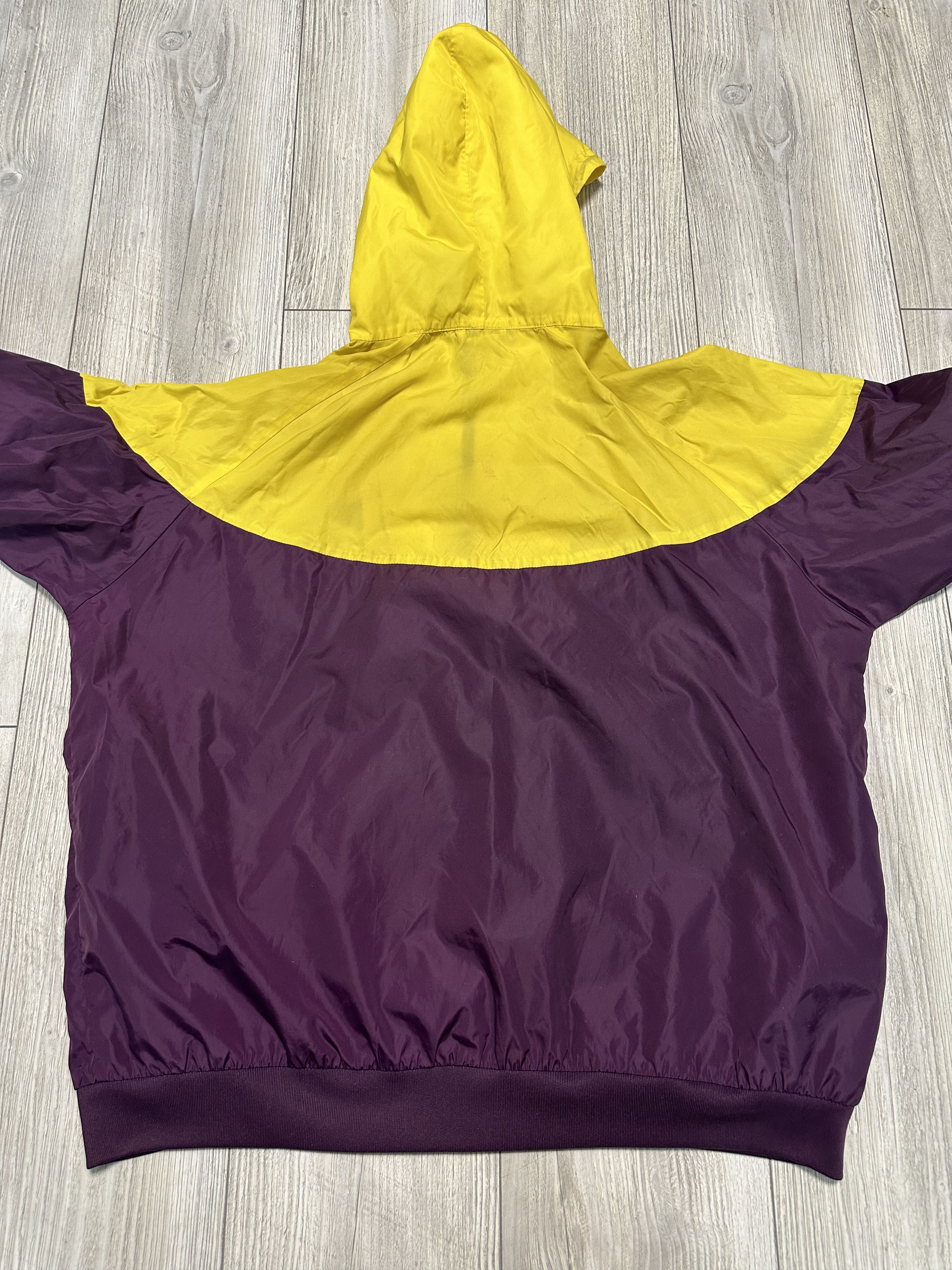 Nike Vintage Nike Air Windbreaker Jacket Yellow Drill Full Zip Size US XXL / EU 58 / 5 - 7 Thumbnail