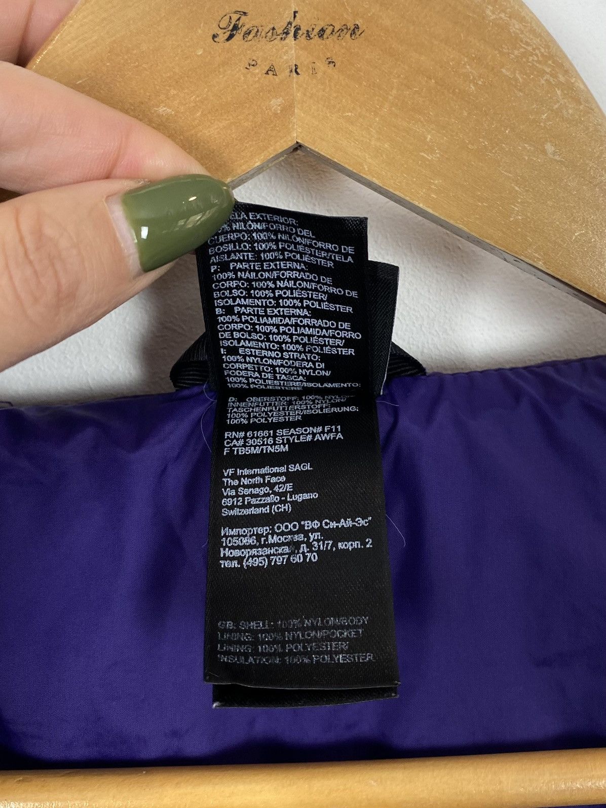 The North Face The North Face Quilted lined Jacket Womens S Purple Full Zip Size S / US 4 / IT 40 - 11 Thumbnail