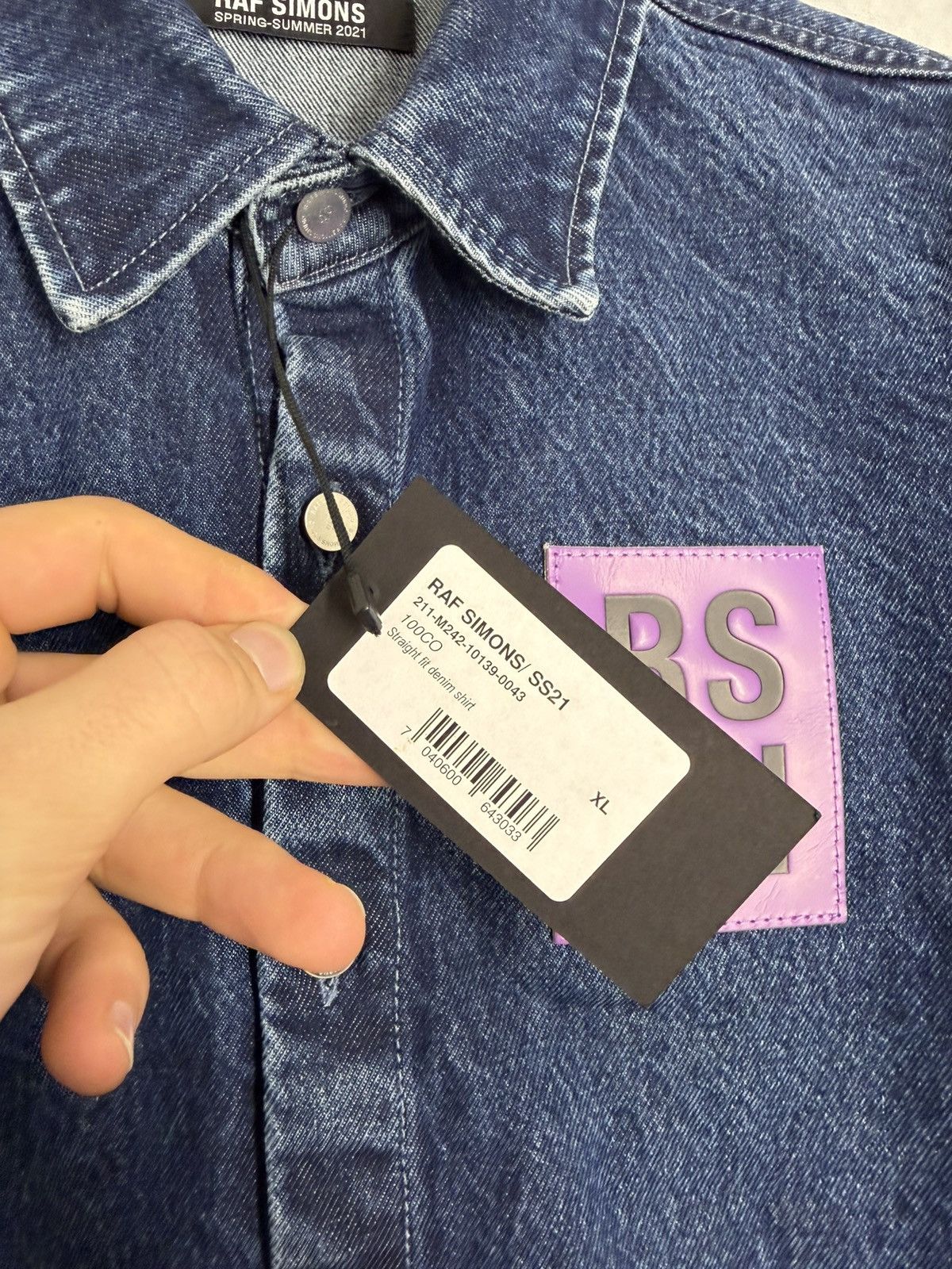 Raf Simons Raf Simons SS21 Patch Denim Overshot Size US XL / EU 56 / 4 - 6 Thumbnail