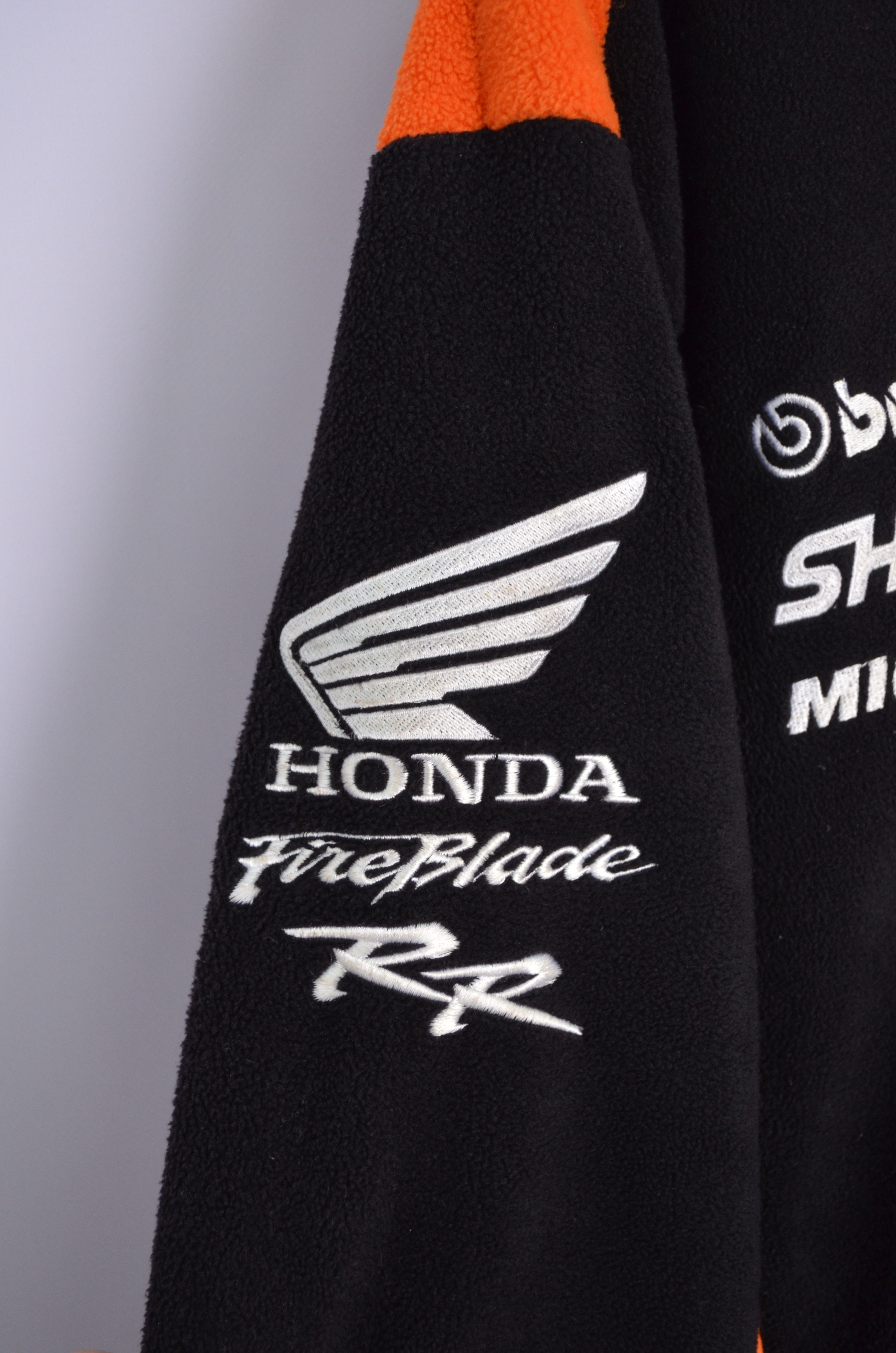 Honda Honda Michelin Hitachi FireBlade RR Full Zip Fleece Jacket Size US XL / EU 56 / 4 - 6 Thumbnail