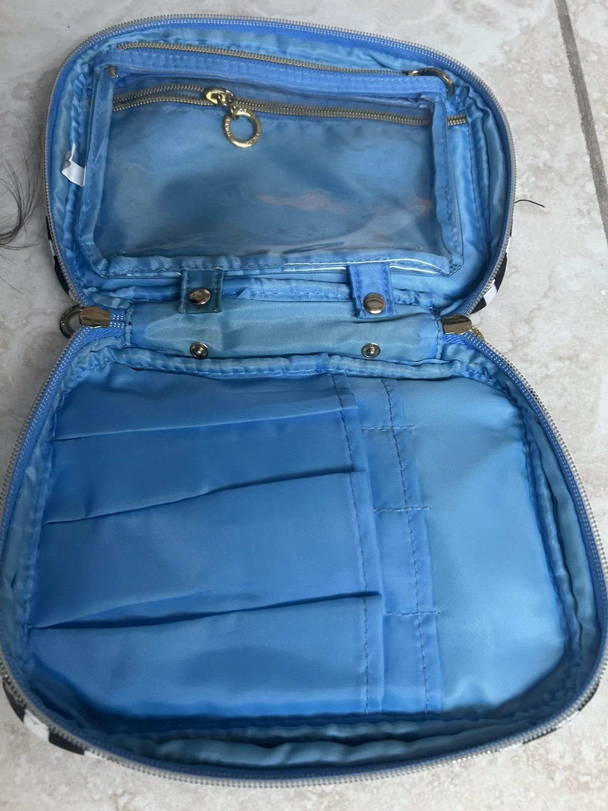 Trina Turk Trina Turk Stripped Makeup Bag Size ONE SIZE - 4 Thumbnail